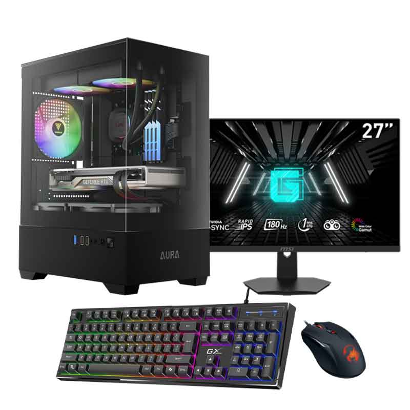 PC GAMING AMD RYZEN 5 8400F + RTX 5050 | MONITOR E KIT INCLUSI – ELEVEN PC GAMING