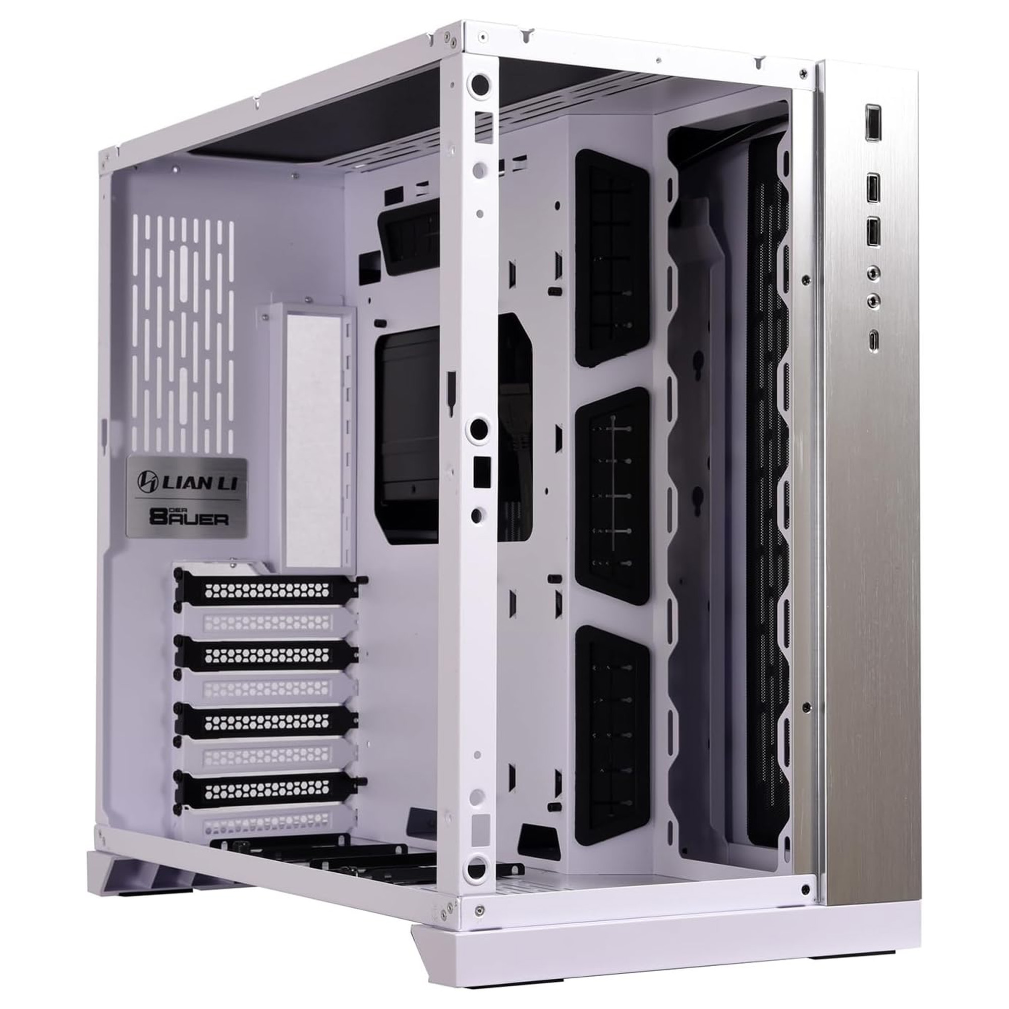 Lian Li PC-O11DW Dynamic Middle Tower, Tempered Glass - Bianco - immagine 4