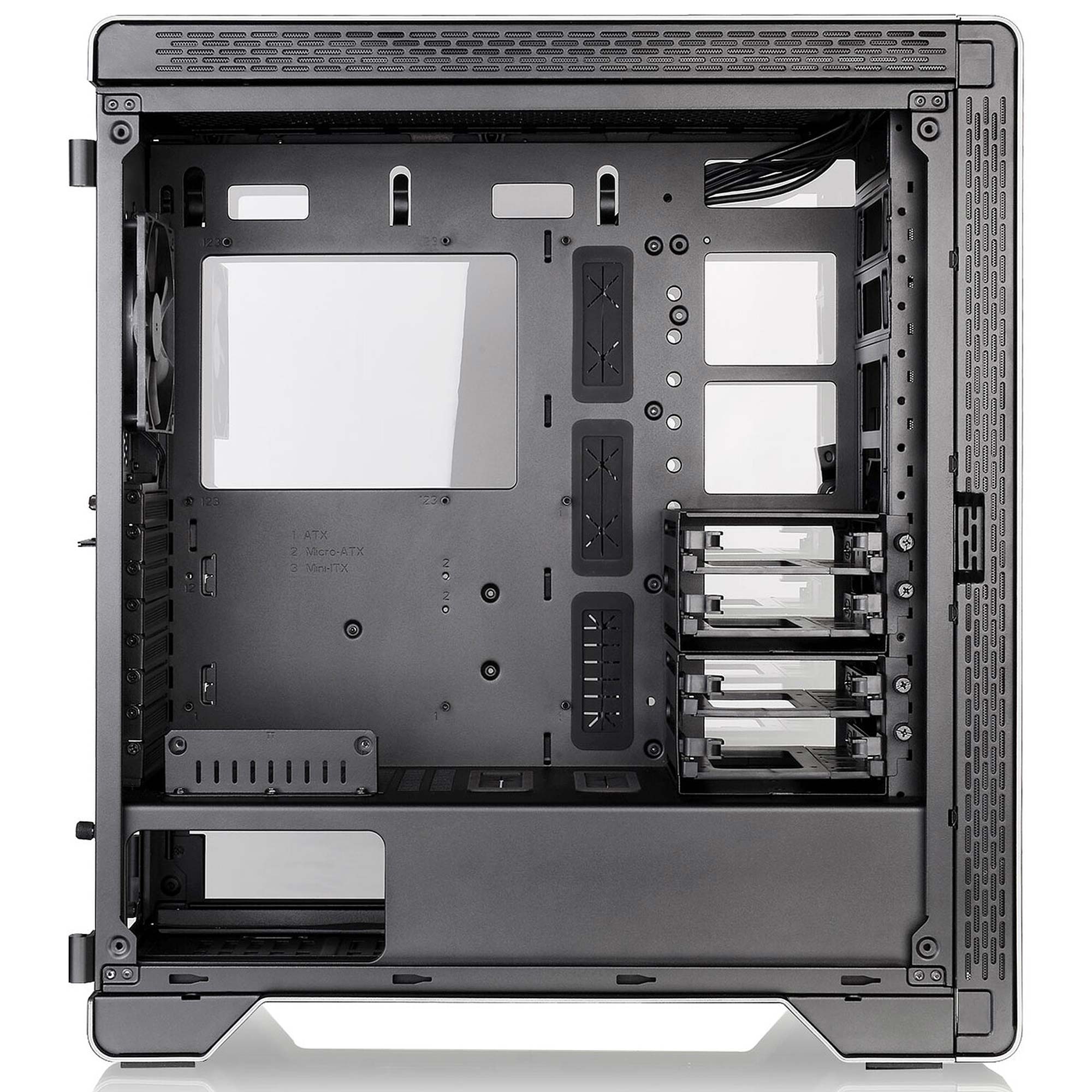 Thermaltake A500 TG Aluminum, Tempered Glass - Space Grey - immagine 3