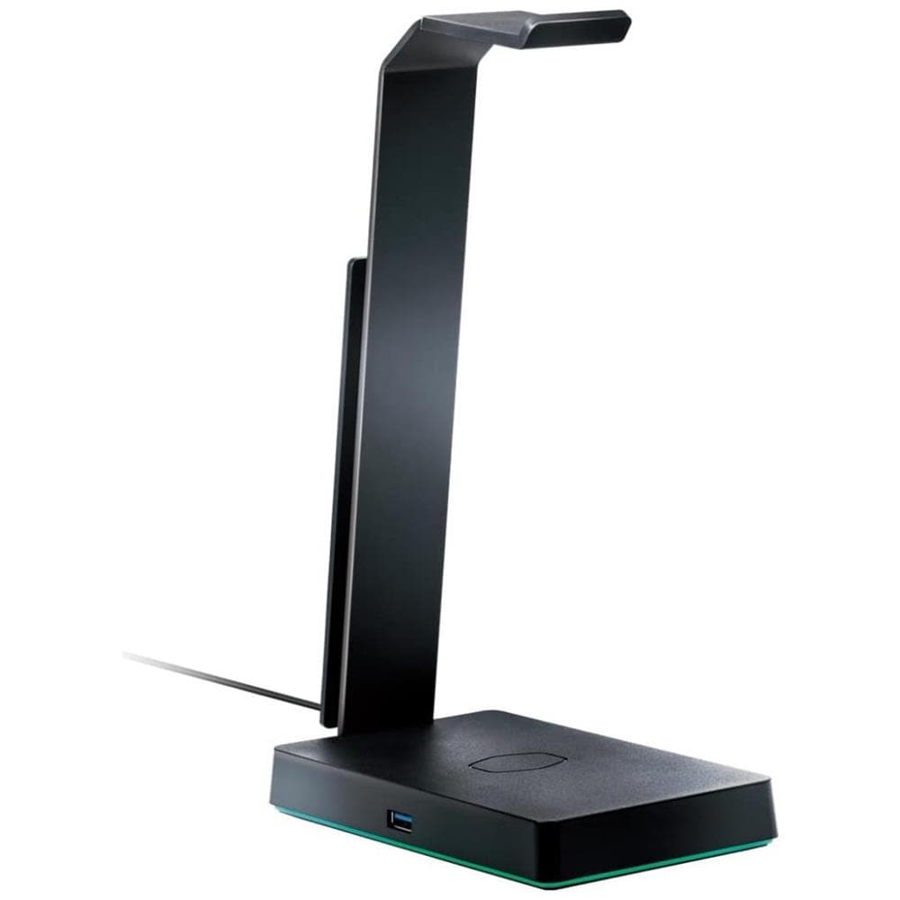 Cooler Master Stand Cuffie RGB - Surround 7.1, ricarica wireless Qi, Hub USB 3.0