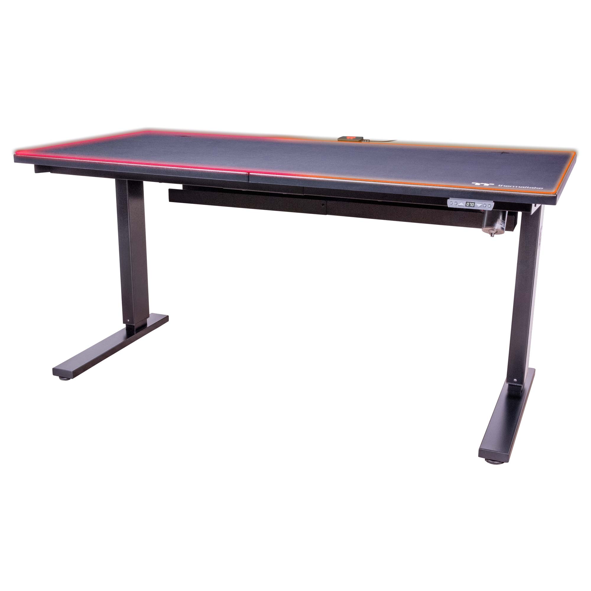 Thermaltake ToughDesk 300 RGB BattleStation Gaming Desk - Regolazione Altezza Elettrica