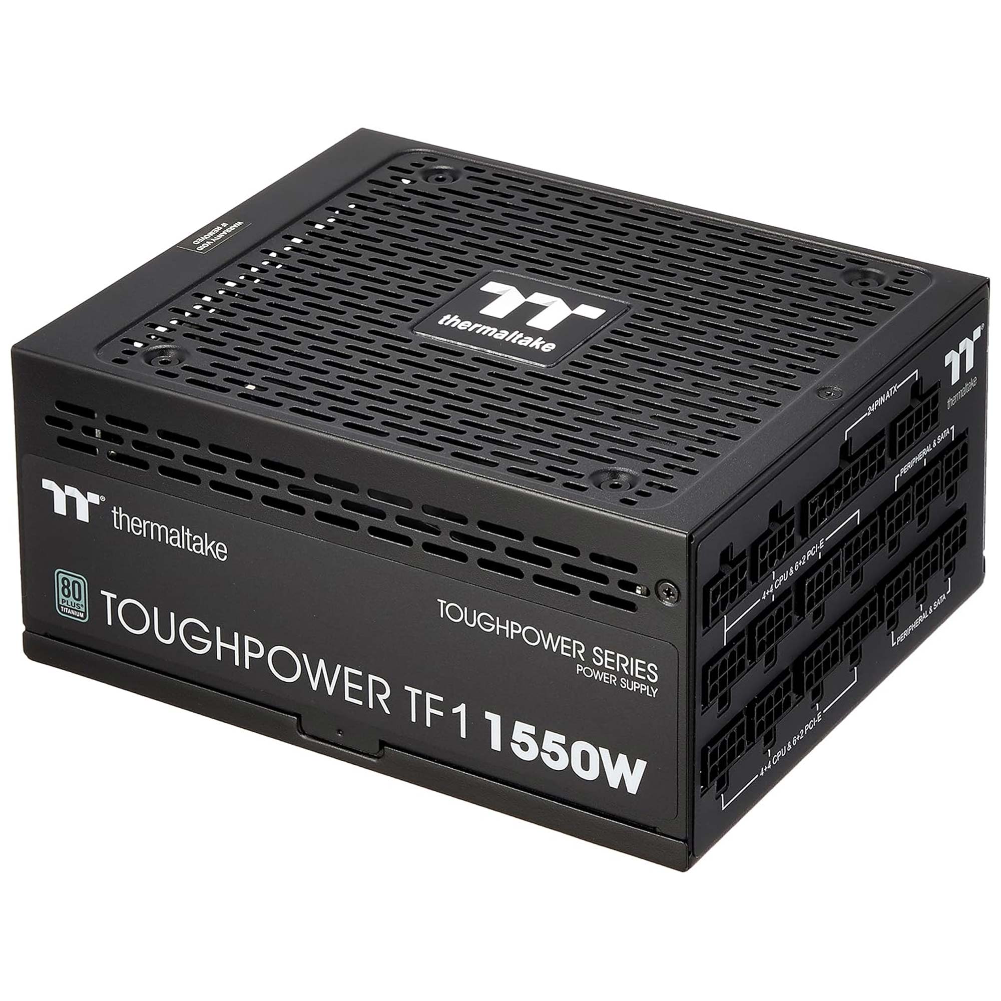 Thermaltake Toughpower TPD 80 Plus Titanium PSU, Modulare - 1.550 Watt