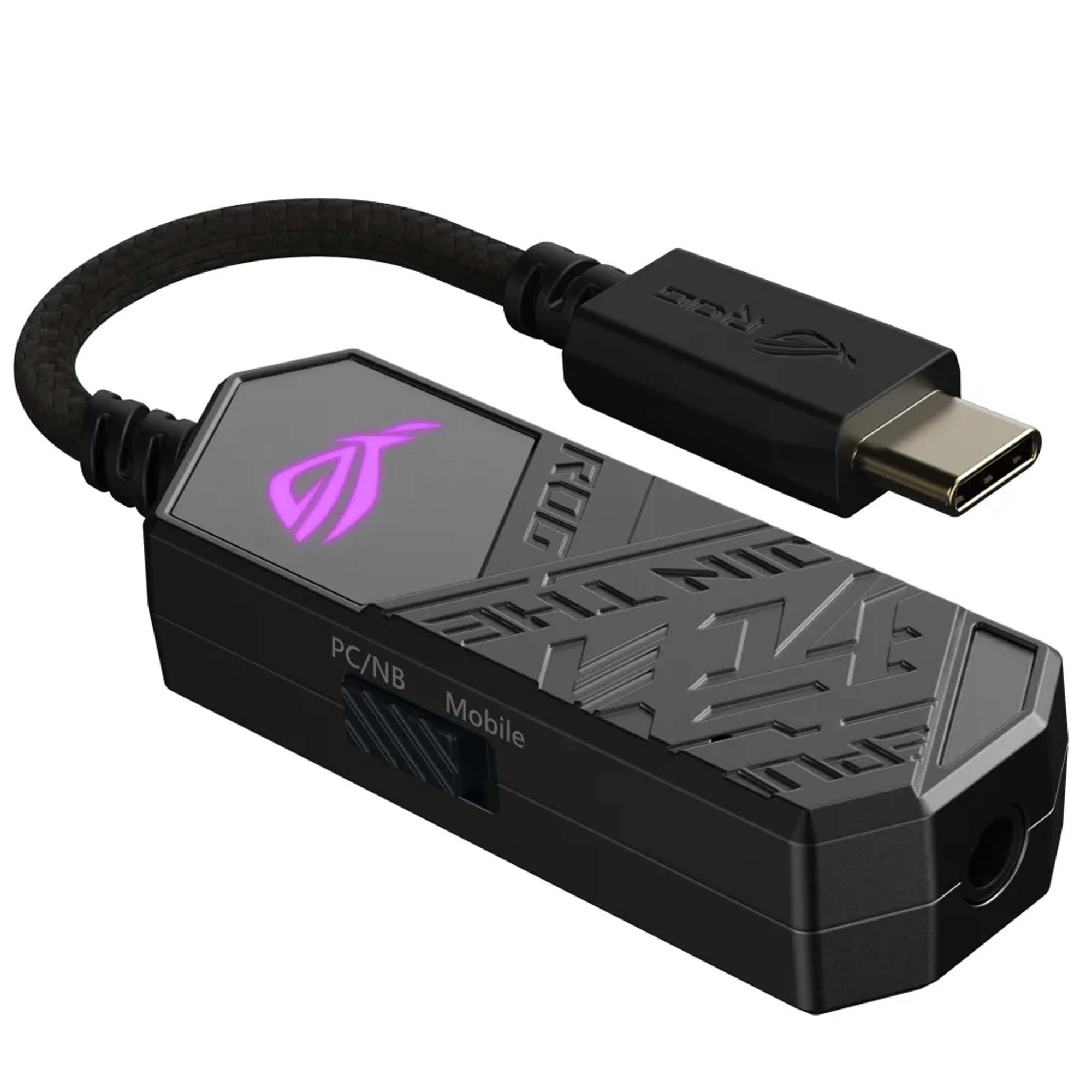 Asus ROG Clavis DAC USB-C / Jack 3,5mm con AI Noise-Canceling Mic