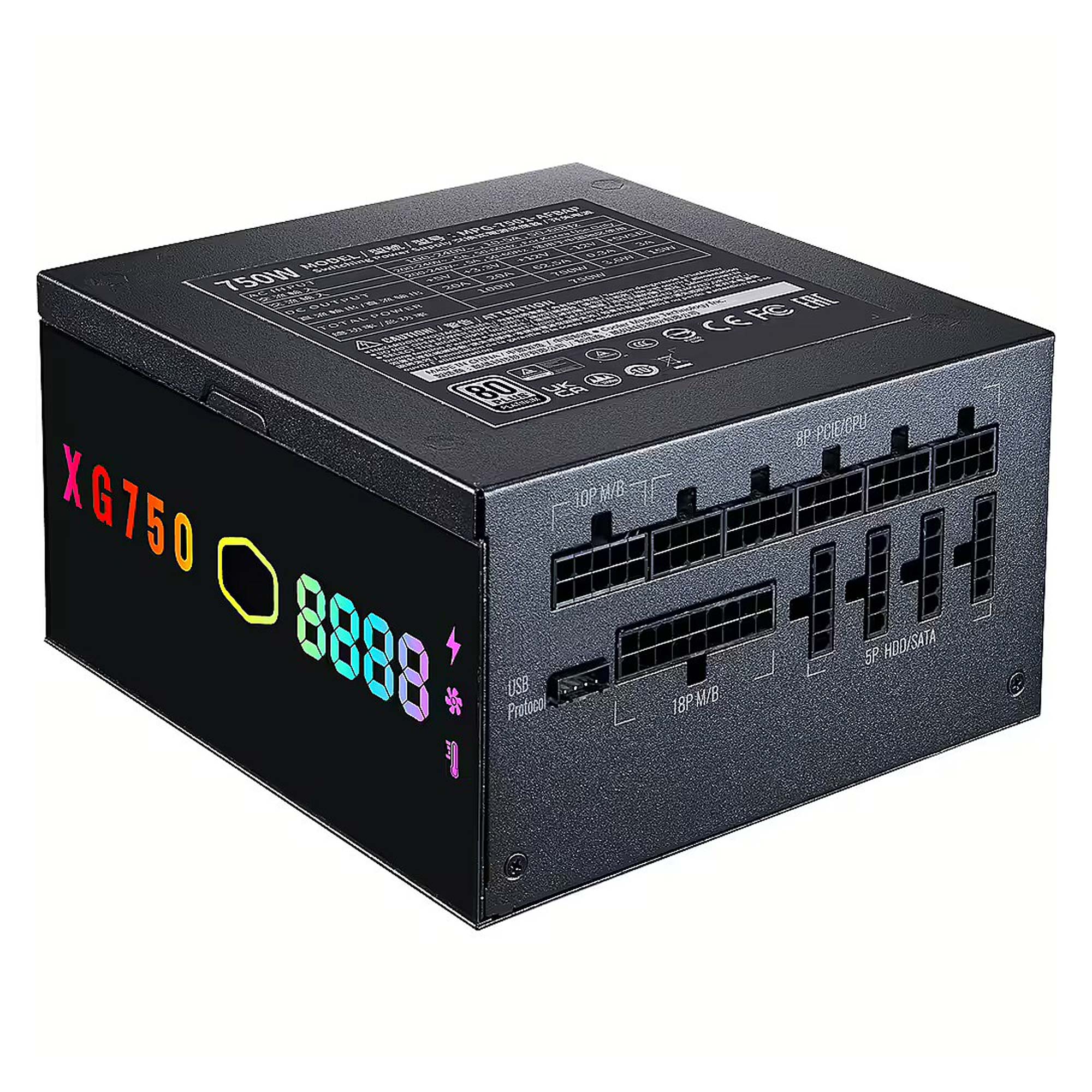 Cooler Master XG750 Plus Platinum ARGB - 750 Watt - immagine 2