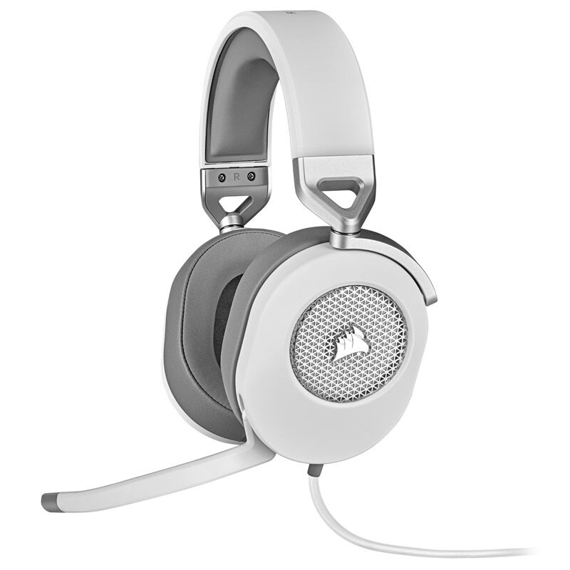 Corsair HS65 Cuffie Gaming Surround con Microfono - Bianco
