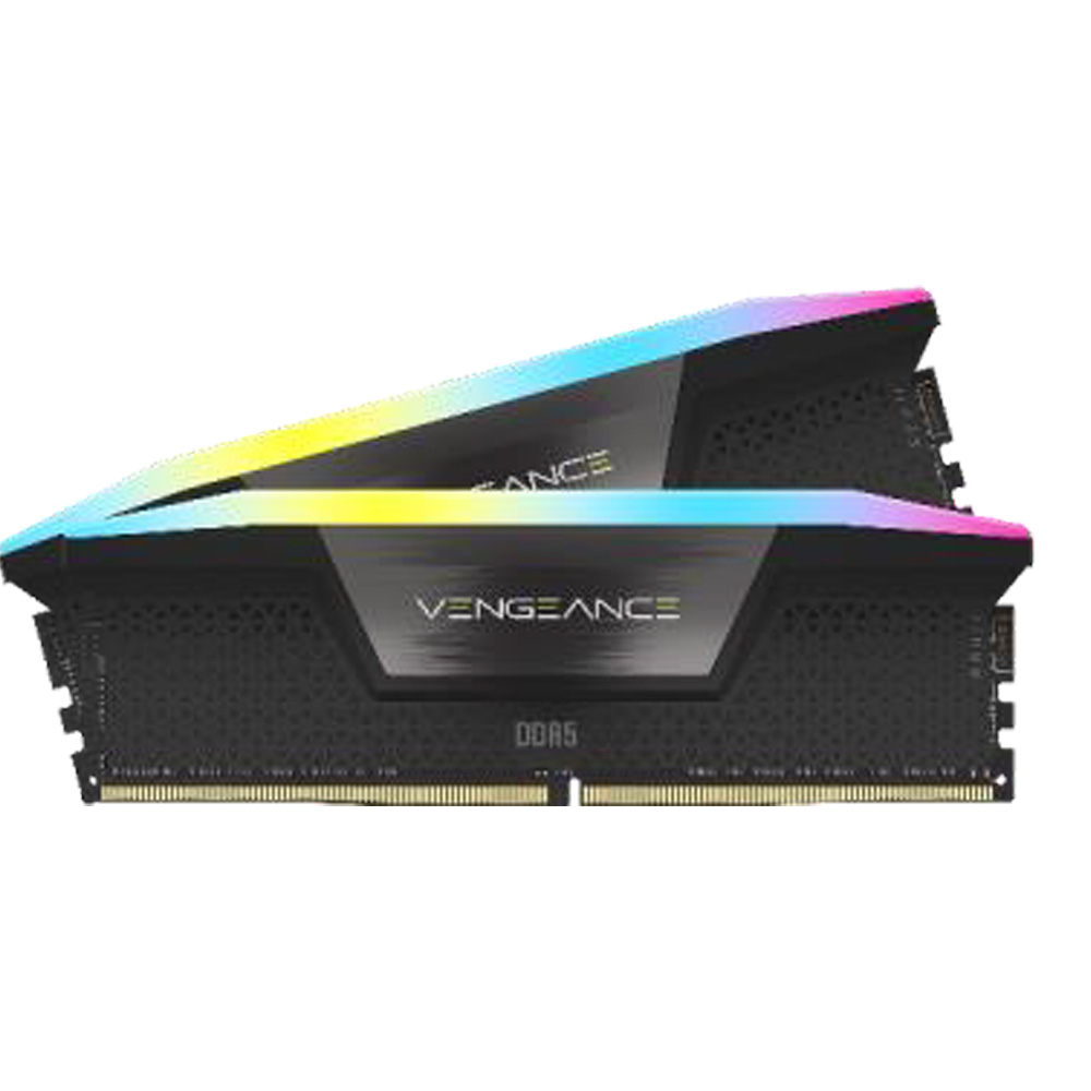 Corsair Vengeance RGB DDR5 6000MHz C38, Nero - 32GB (2x16GB) - immagine 2