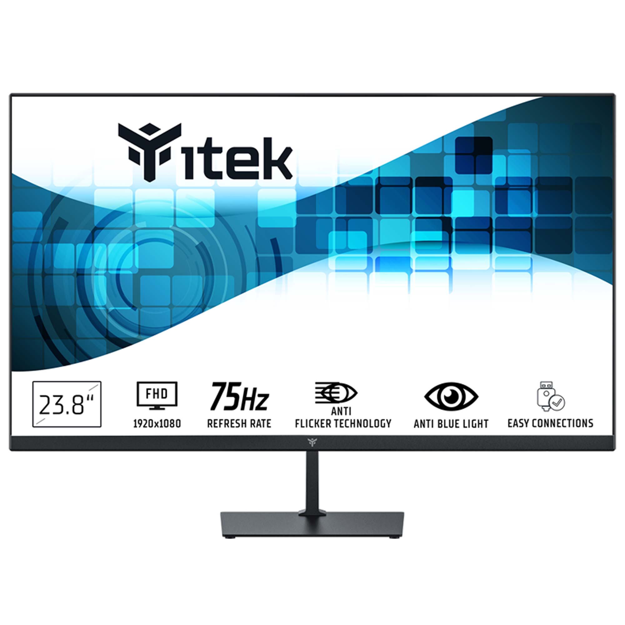 iTek Monitor GWF 23.8 pollici, Flat FHD 100Hz, VA - HDMI