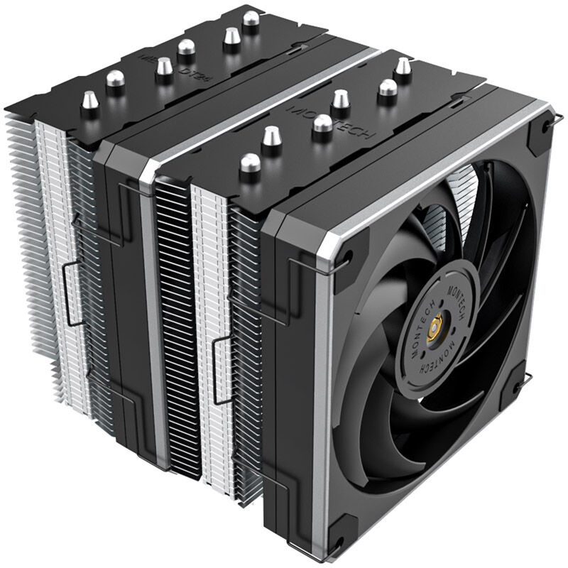 Montech Metal DT24 CPU-Cooler, 2x120mm