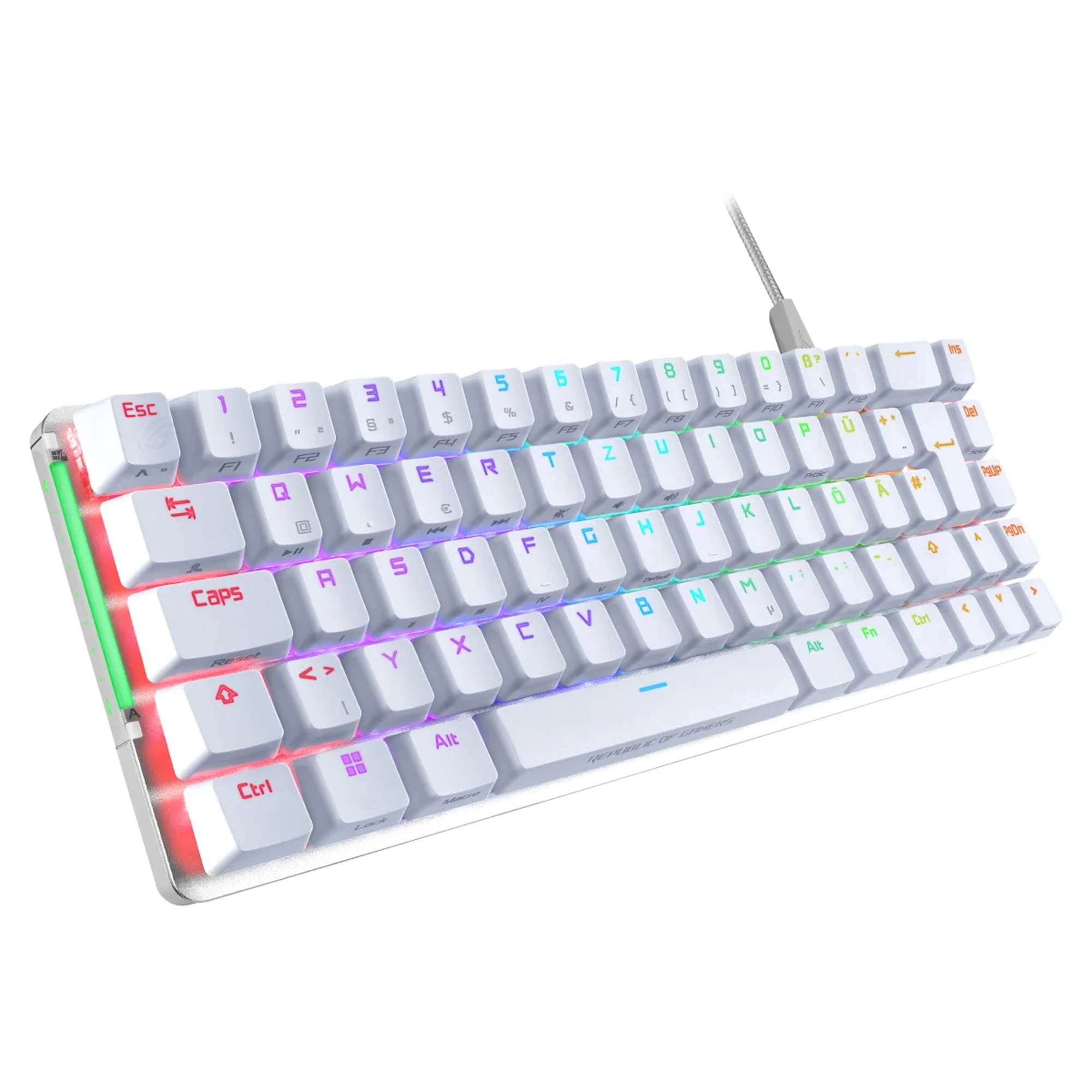 Asus ROG Falchion Ace, Tastiera Gaming ROG NX, TKL 60%, Layout ITA - Bianco