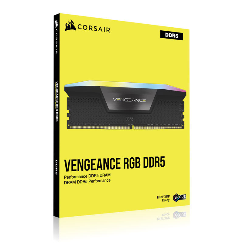 Corsair Vengeance RGB DDR5 6000MHz C36, Nero - 32GB (2x16GB) - immagine 2