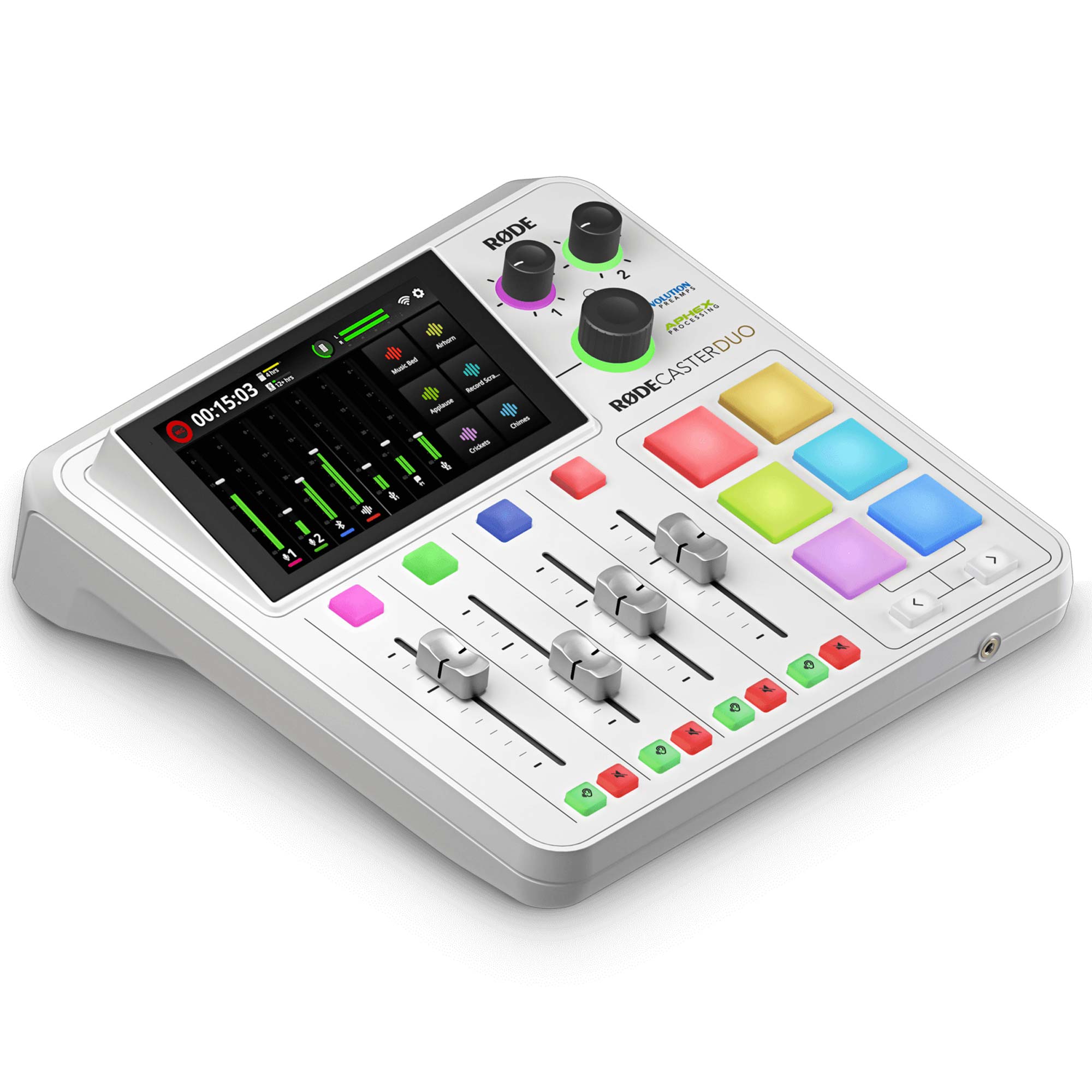 RODE Rodecaster Duo, Audio Production Studio - Bianco