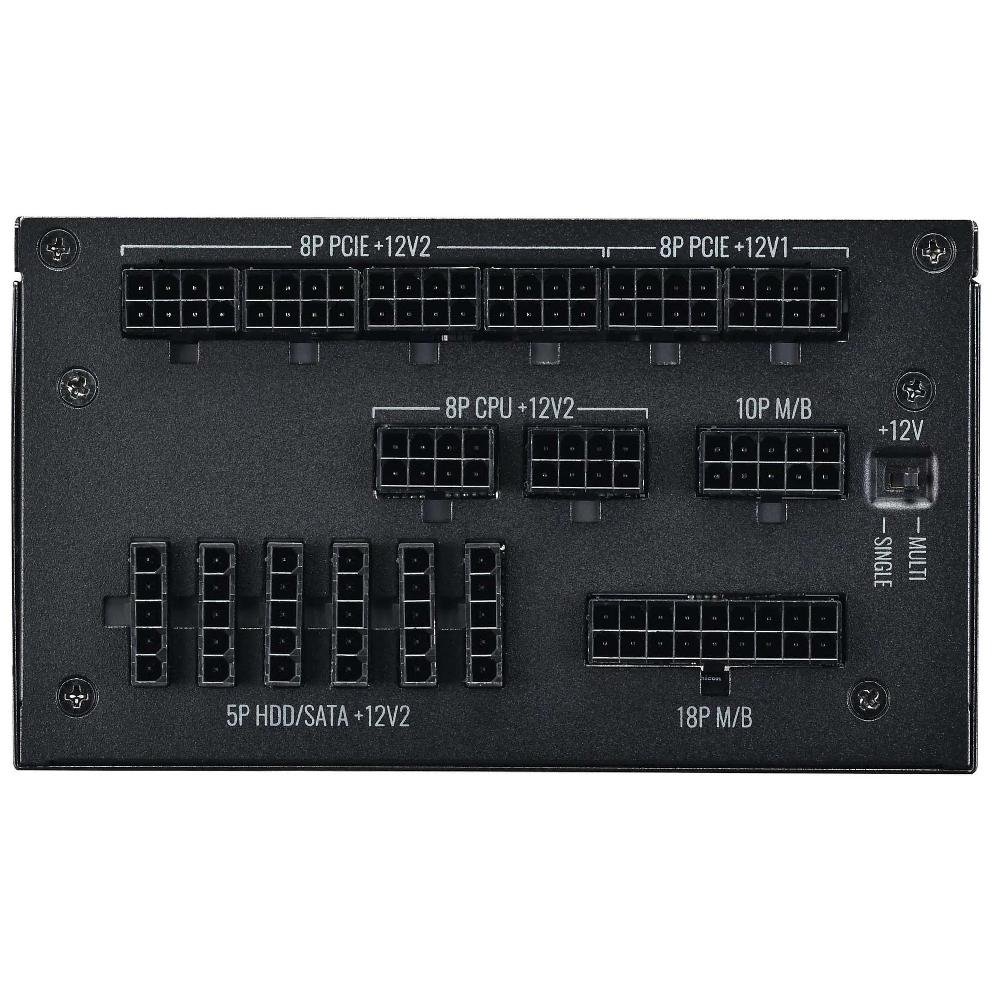 Cooler Master V-Series, 80 Plus Platinum, modulare, ATX 3.0 - 1300W - immagine 3