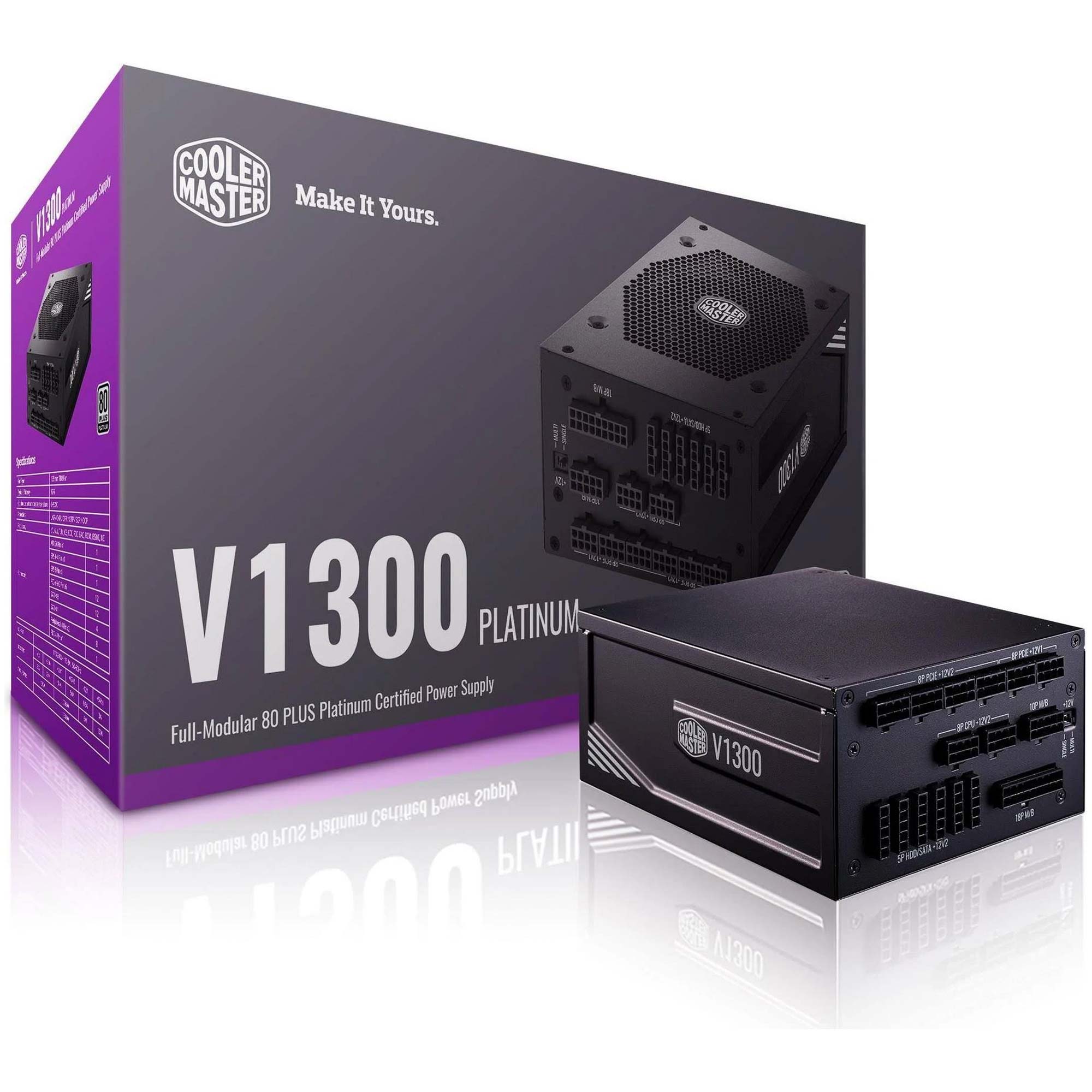 Cooler Master V-Series, 80 Plus Platinum, modulare, ATX 3.0 - 1300W - immagine 5