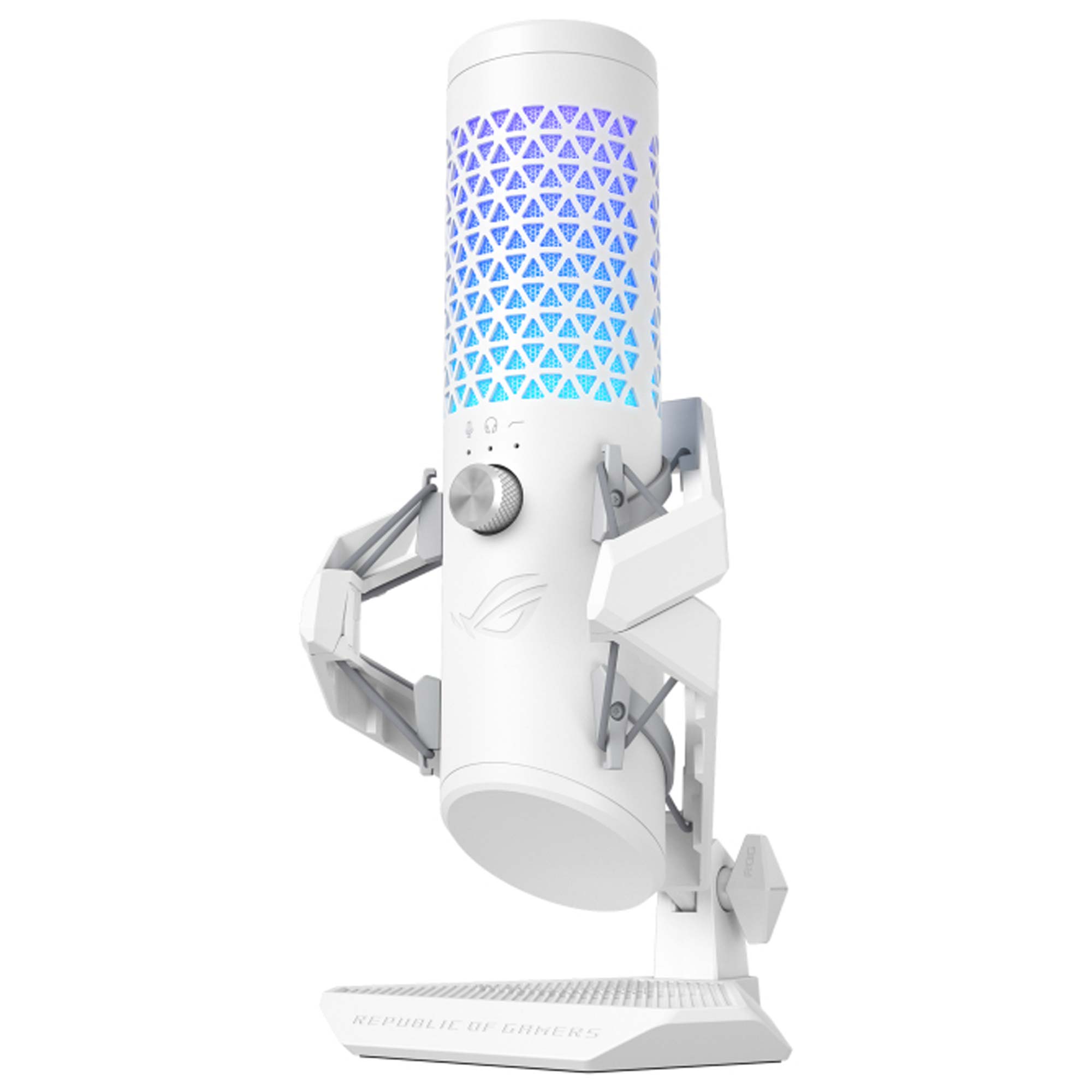 ASUS ROG Carnyx, Microfono Gaming Professionale, RGB - Bianco