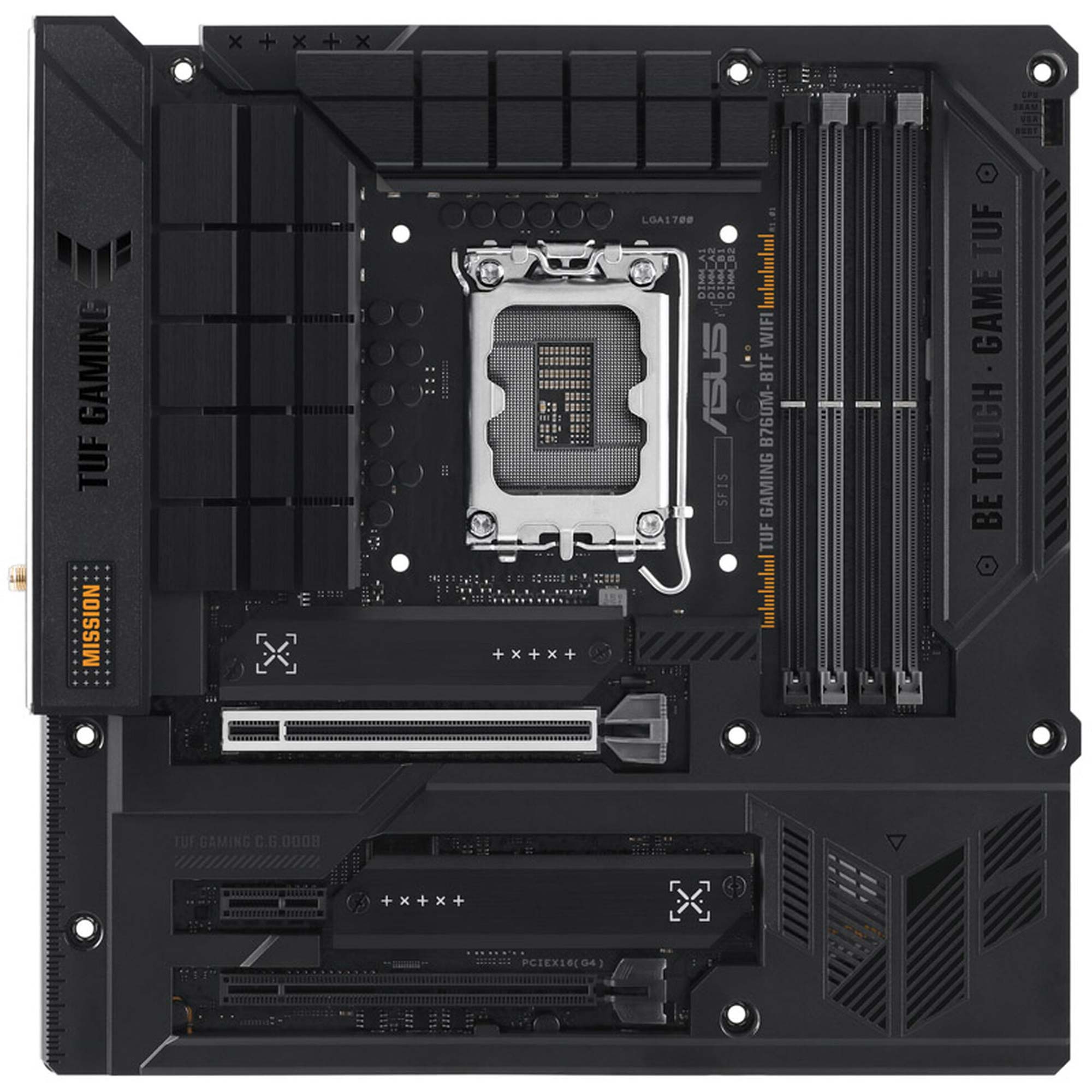 Asus TUF Gaming B760M-BTF WiFi, Intel B760 Mainboard - Socket 1700, DDR5 - immagine 2