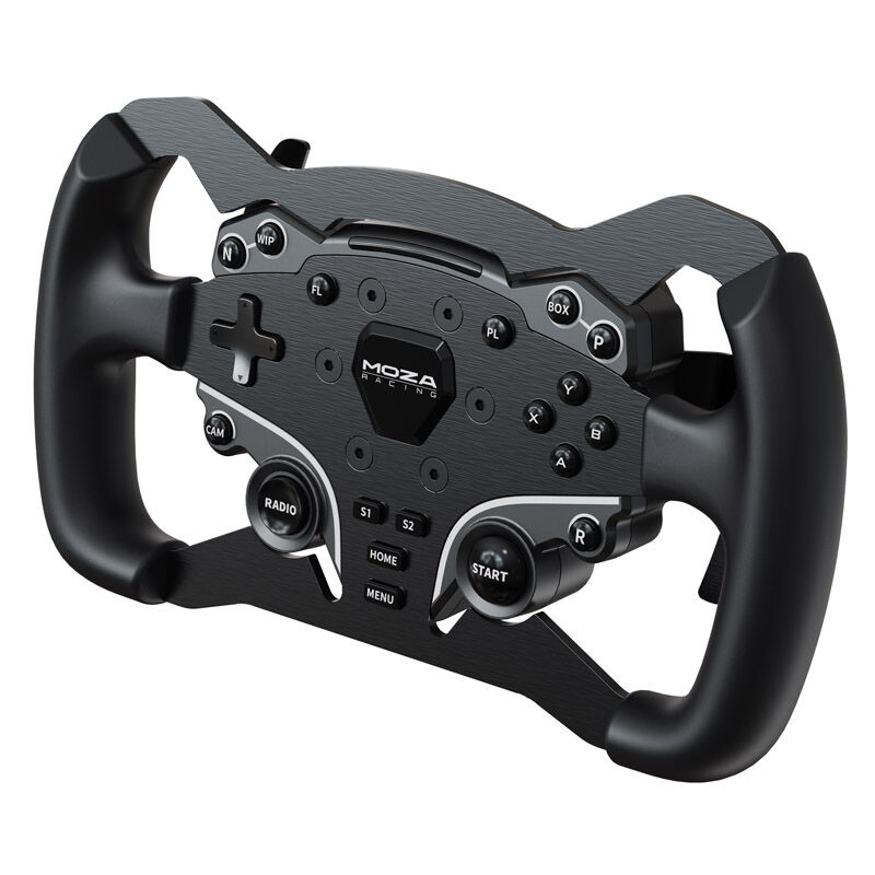 MOZA ES Formula Wheel Rim Mod - Telaio + Rivestimento in Gomma (28 cm)