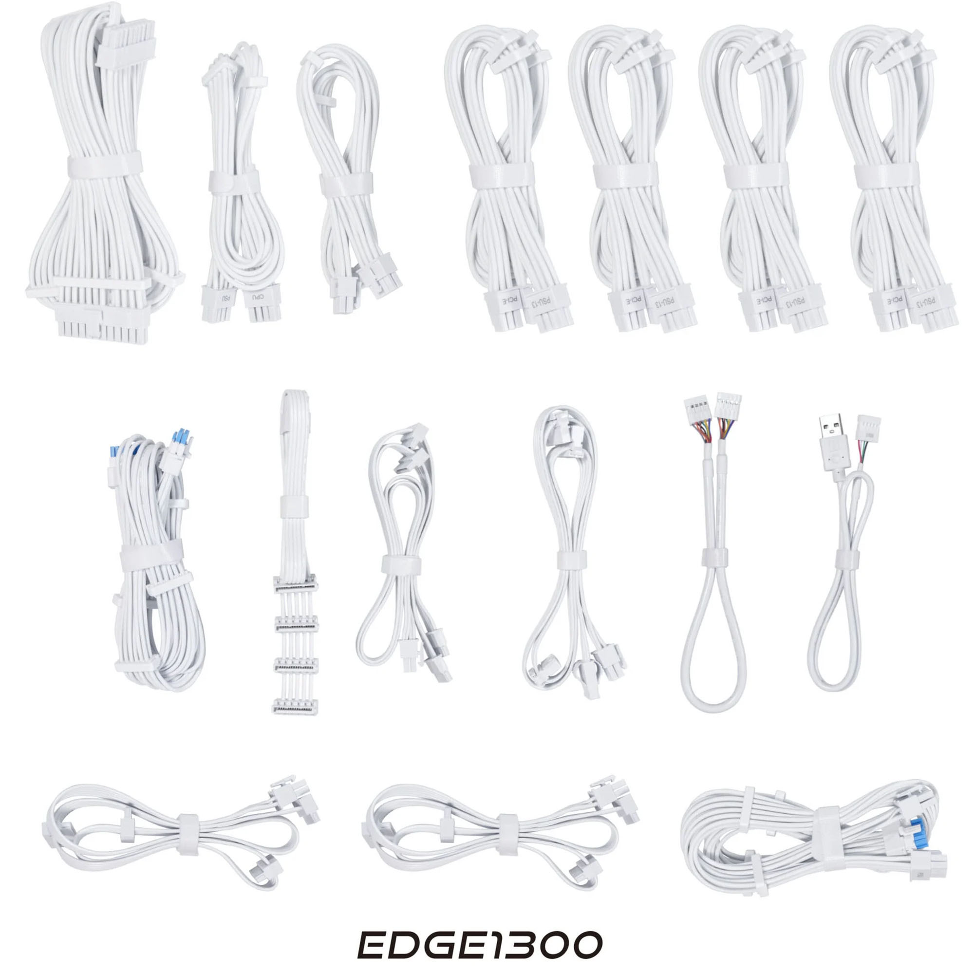 Lian Li EDGE EG1300 80 PLUS Platinum - PCIe 5.1, ATX 3.1 - 1300 Watt, Bianco - immagine 6