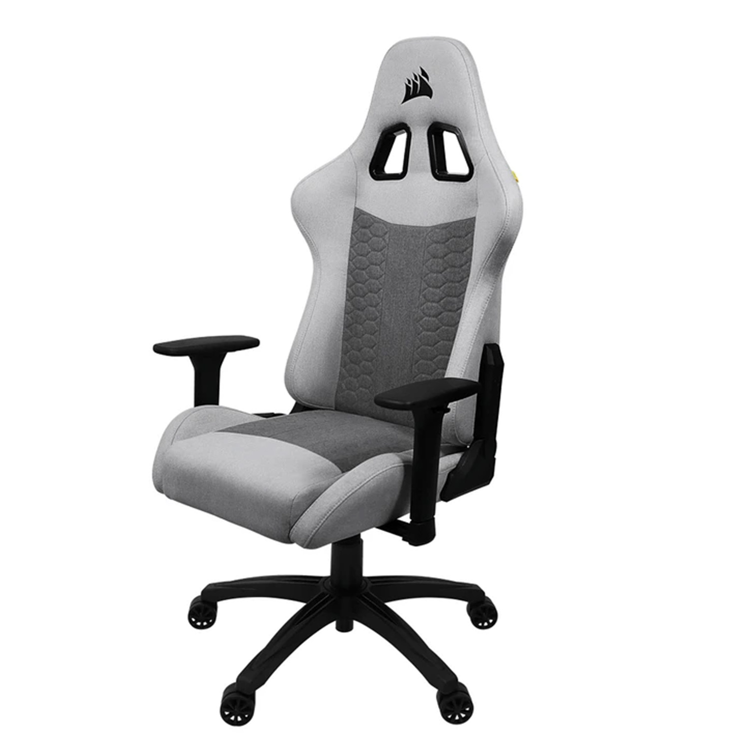 Corsair TC100 RELAXED Gaming Chair - Fabric Grey/Silver