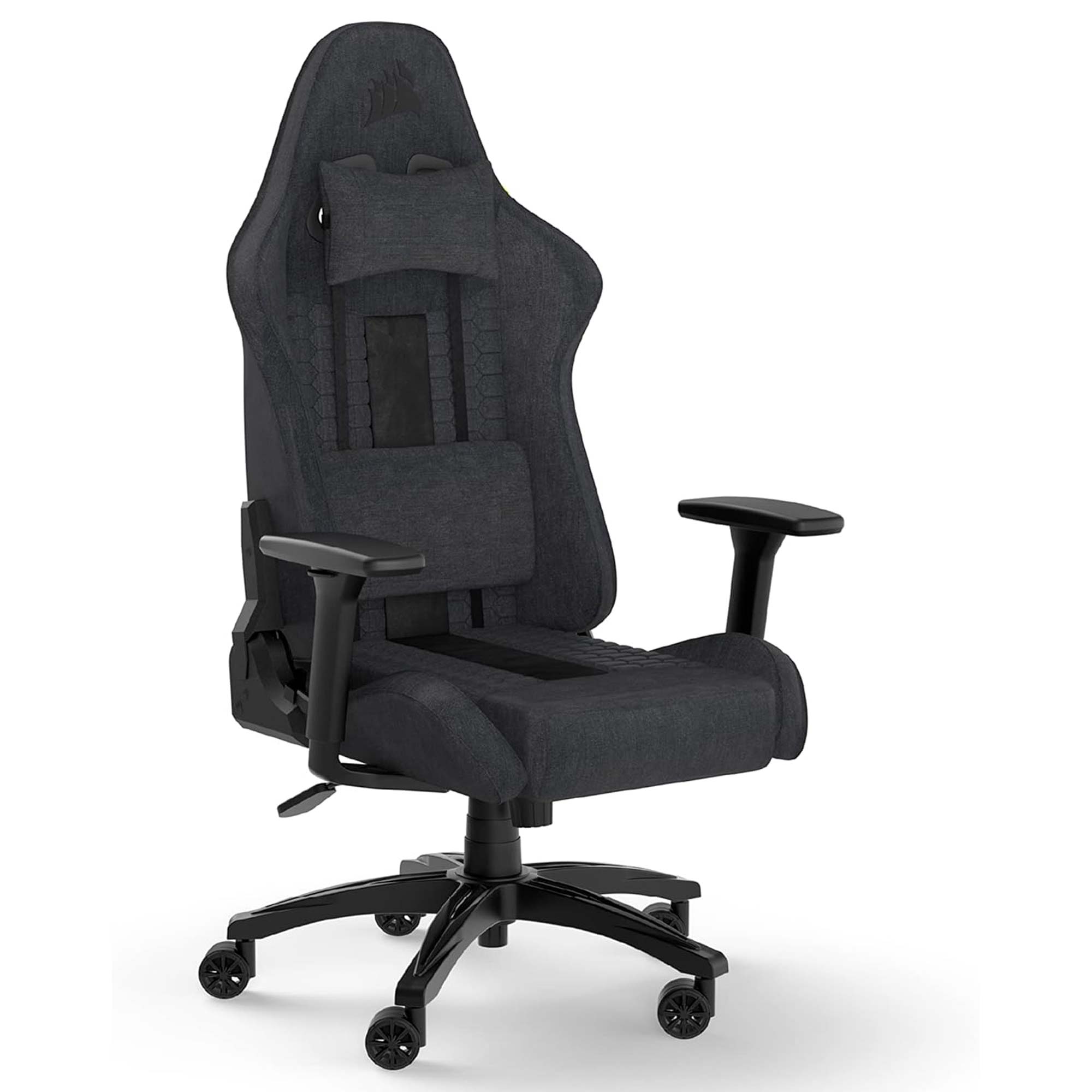 Corsair TC100 RELAXED Gaming Chair - Fabric Black/Black(Cuscino Grigio)