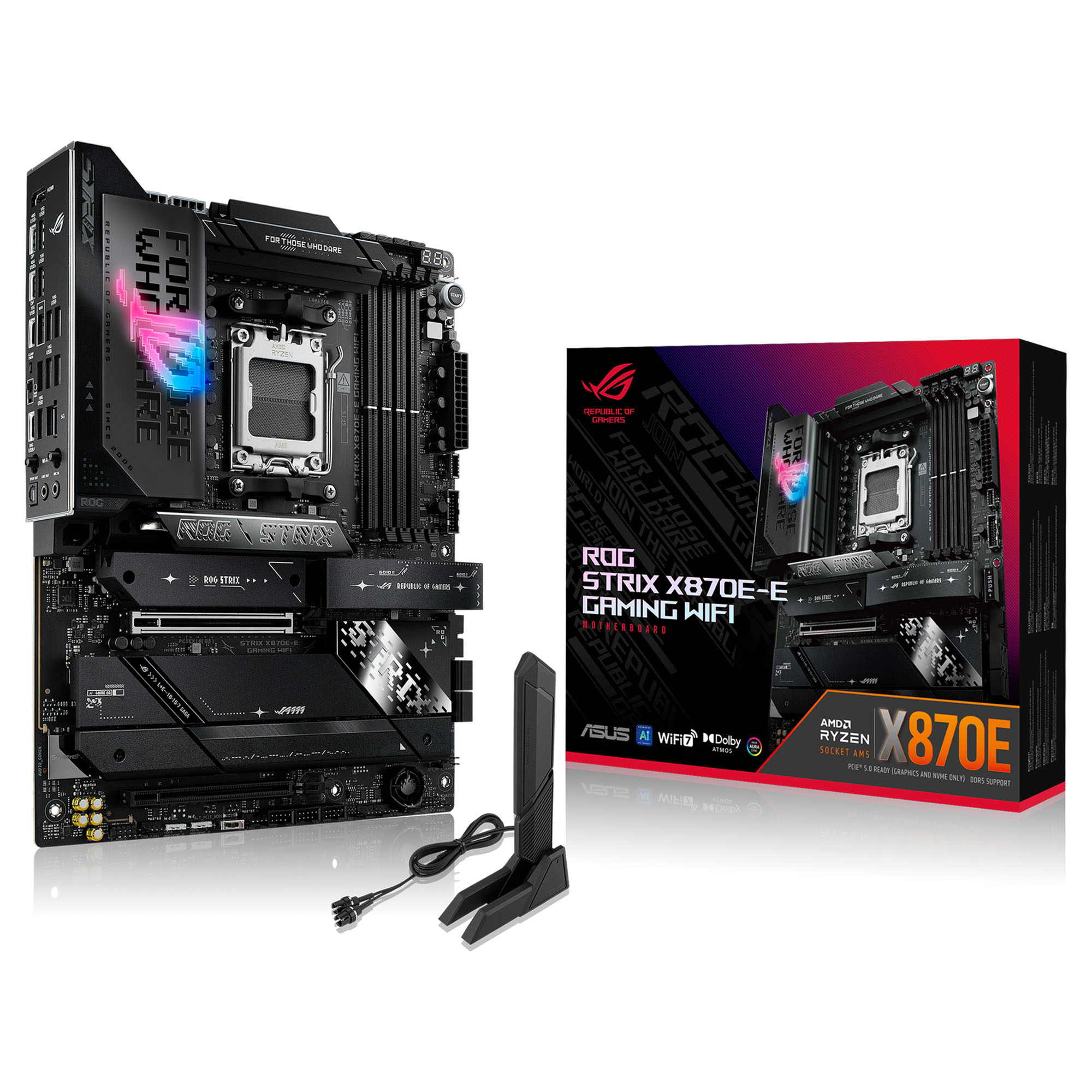 Asus ROG STRIX X870E-E Gaming WiFi - Socket AM5, DDR5