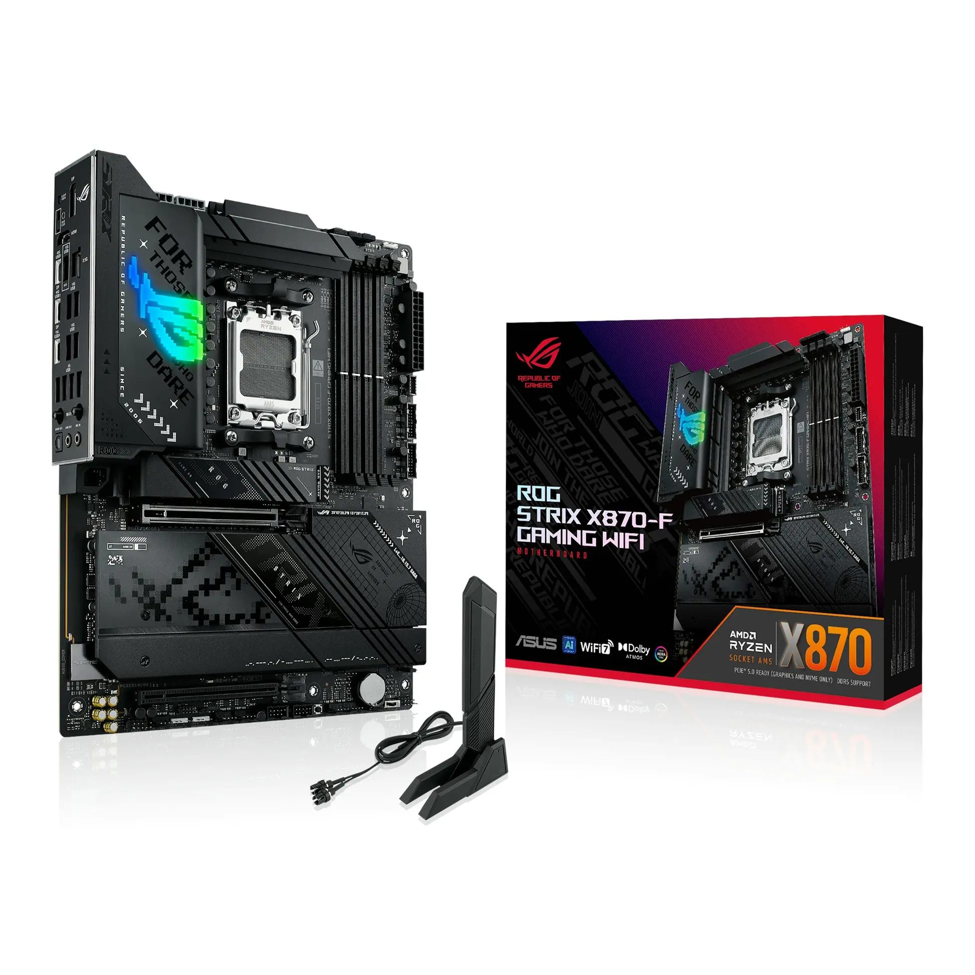 Asus ROG STRIX X870-F Gaming WiFi - Socket AM5, DDR5