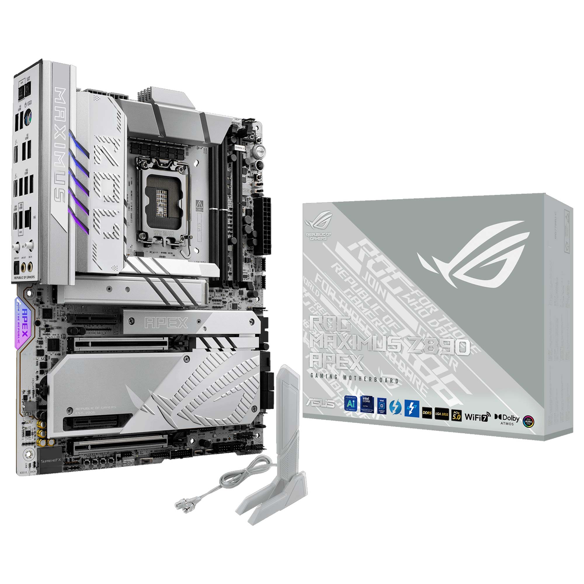 Asus ROG Maximus Z890 APEX, Intel Z890 Motherboard, DDR5 - Socket 1851