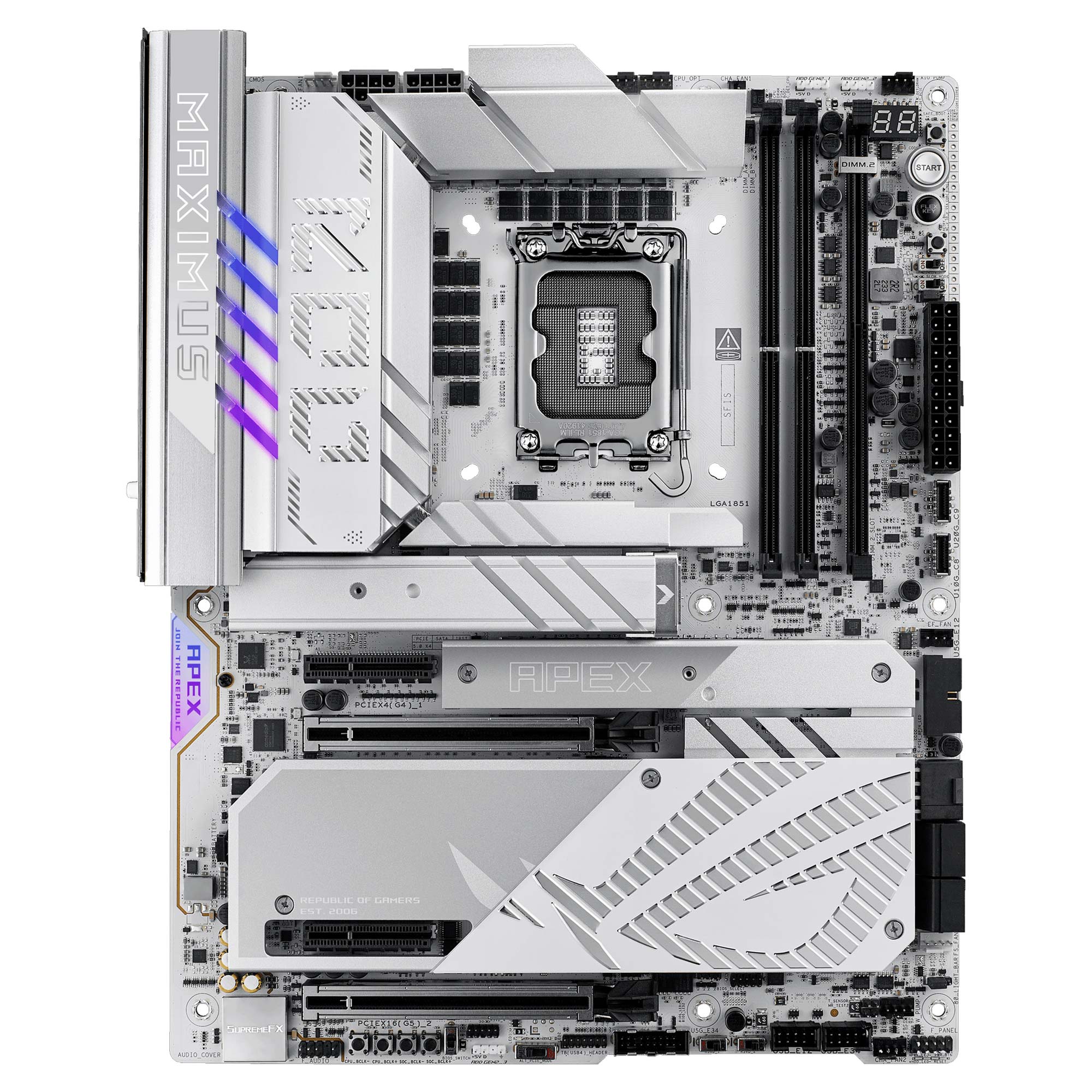 Asus ROG Maximus Z890 APEX, Intel Z890 Motherboard, DDR5 - Socket 1851 - immagine 2