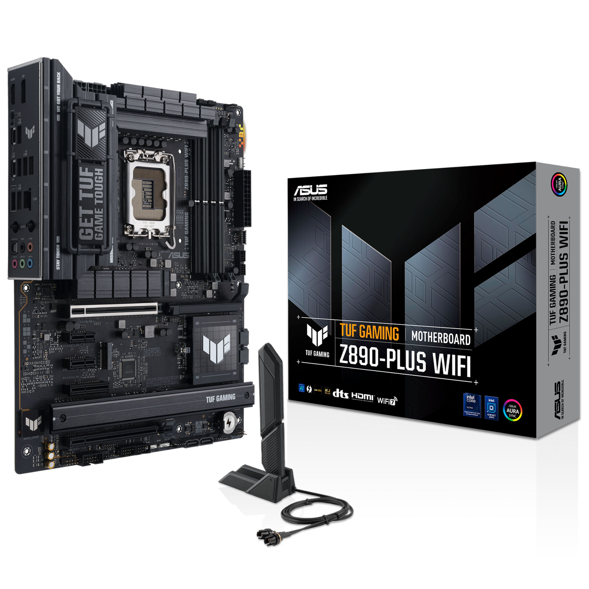 Asus TUF Gaming Z890-Plus WiFi, Intel Z890 Motherboard, DDR5 - Socket 1851