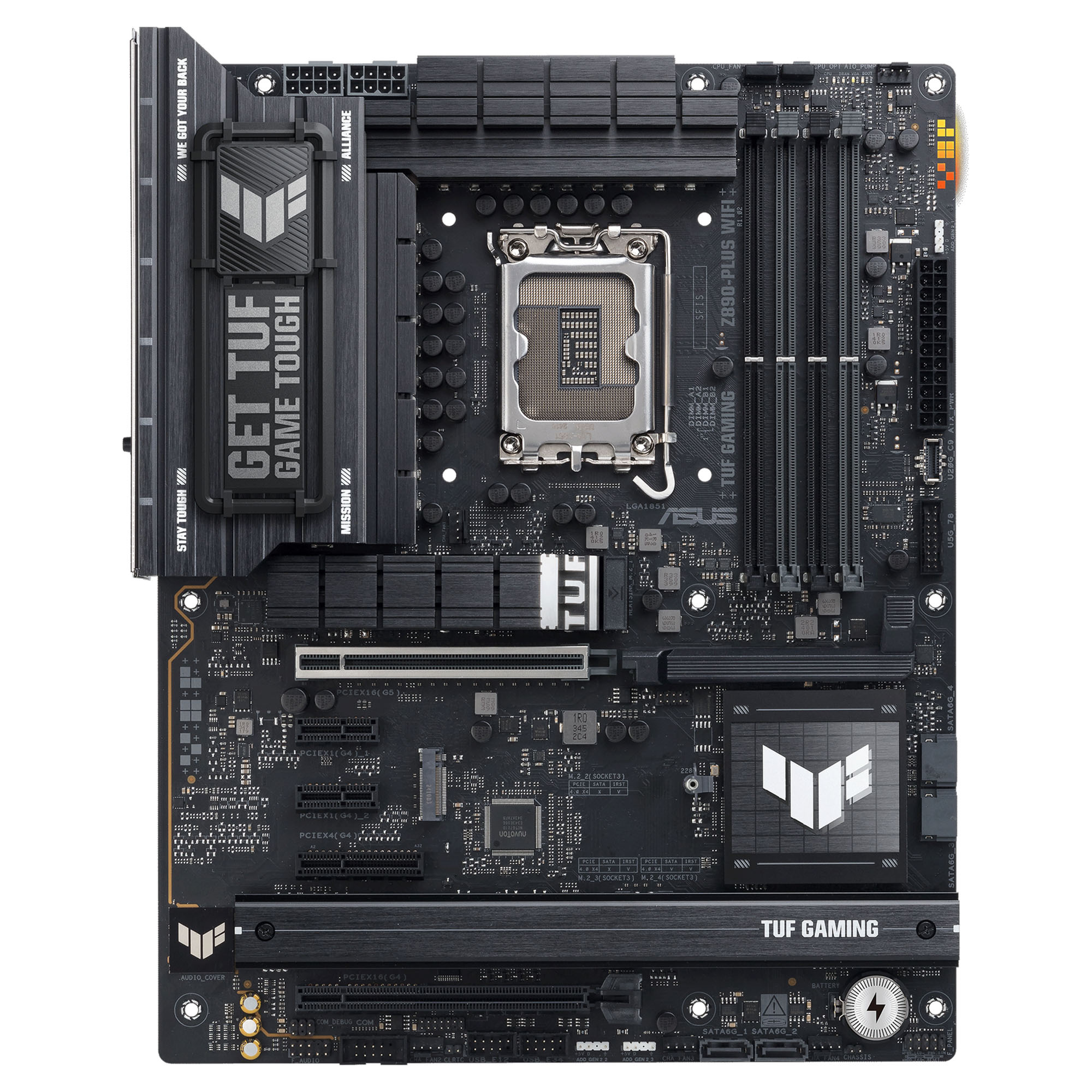 Asus TUF Gaming Z890-Plus WiFi, Intel Z890 Motherboard, DDR5 - Socket 1851 - immagine 2