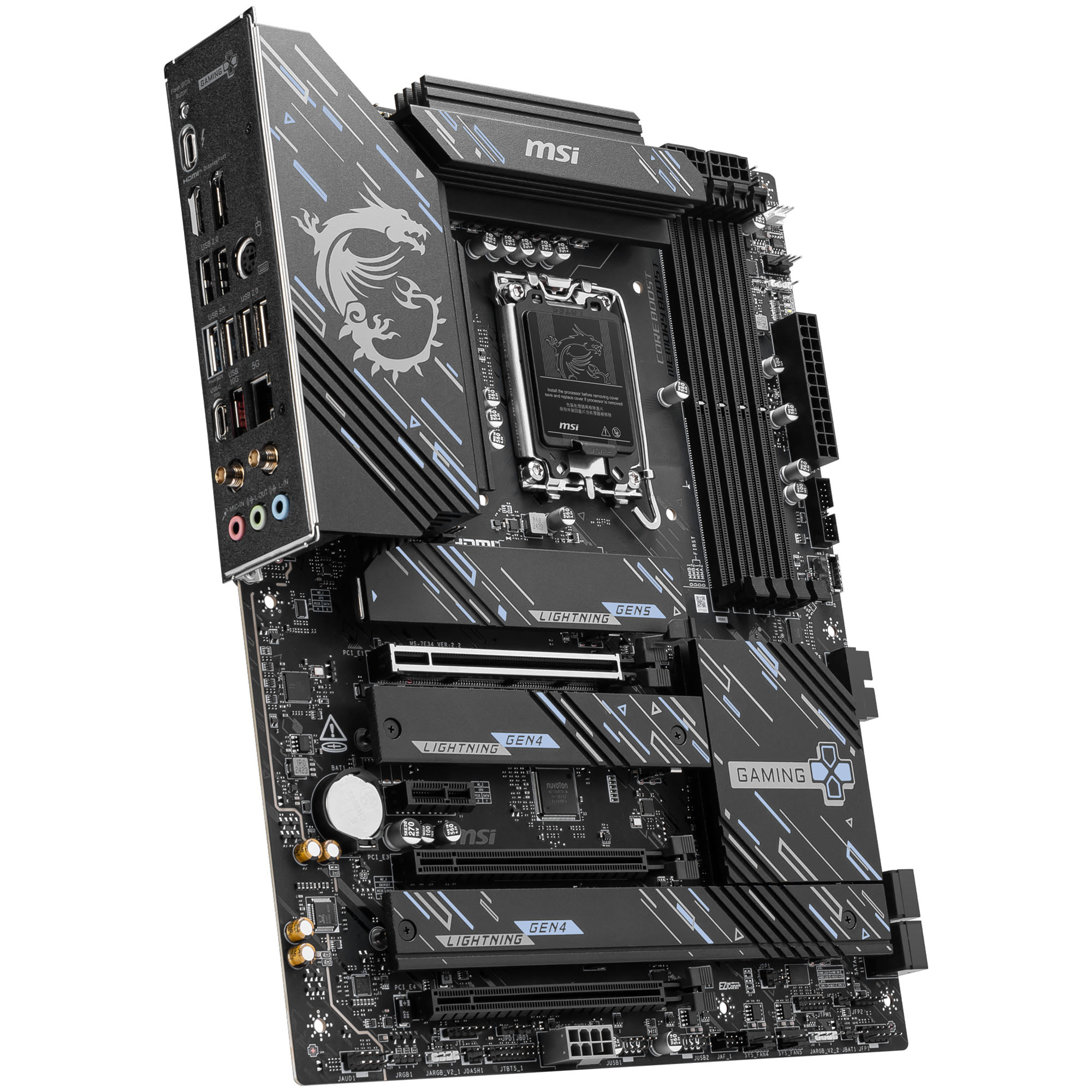 MSI MAG Z890 Gaming PLUS WiFi, Intel Z890 Motherboard, DDR5 - Socket 1851 - immagine 2