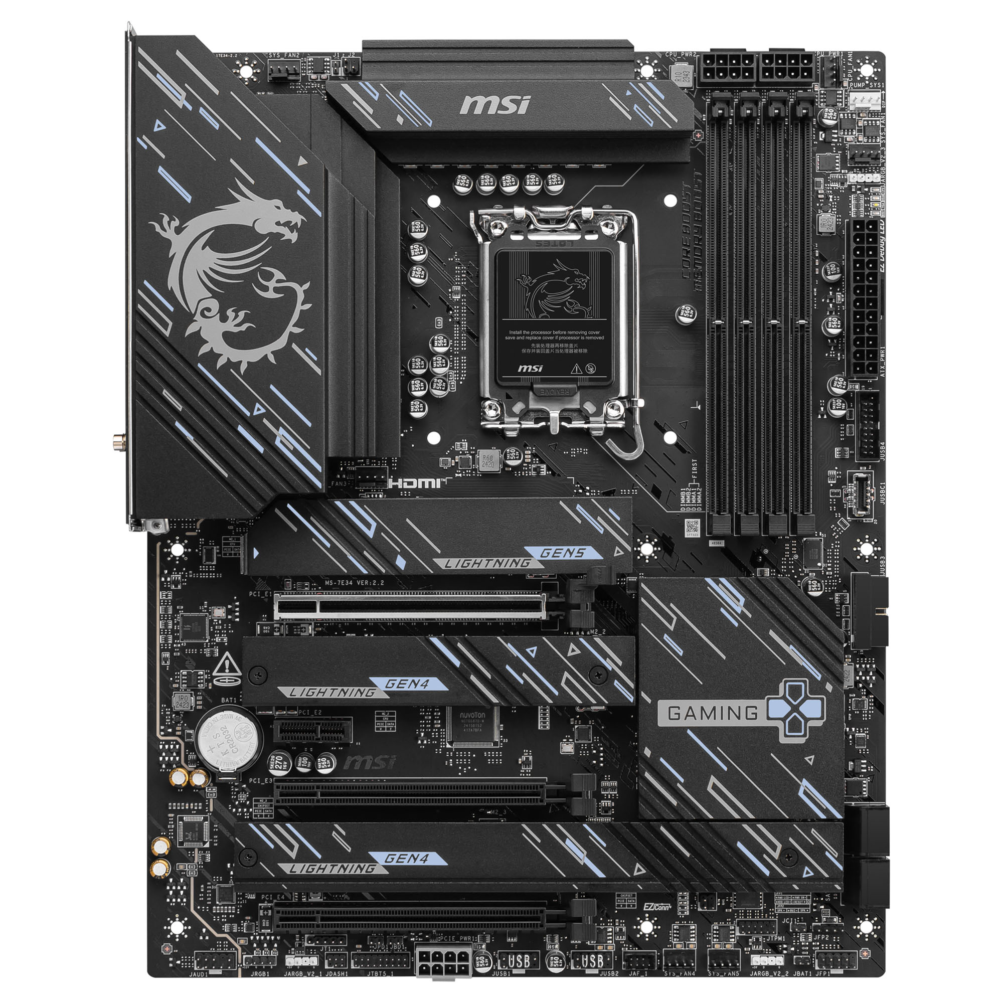 MSI MAG Z890 Gaming PLUS WiFi, Intel Z890 Motherboard, DDR5 - Socket 1851 - immagine 3