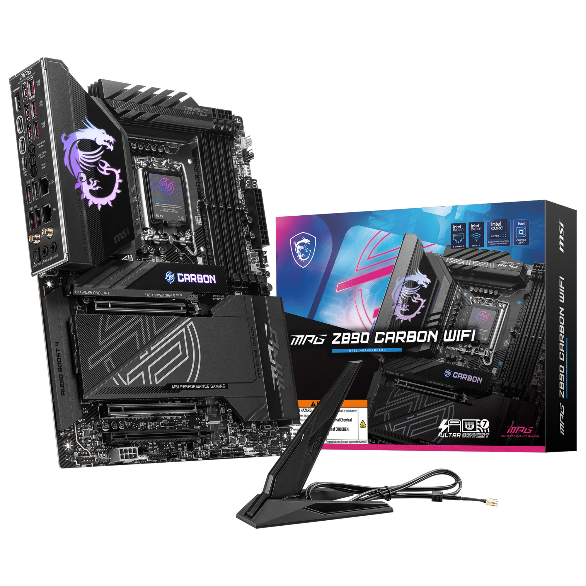 MSI MAG Z890 Carbon WiFi, Intel Z890 Motherboard, DDR5 - Socket 1851