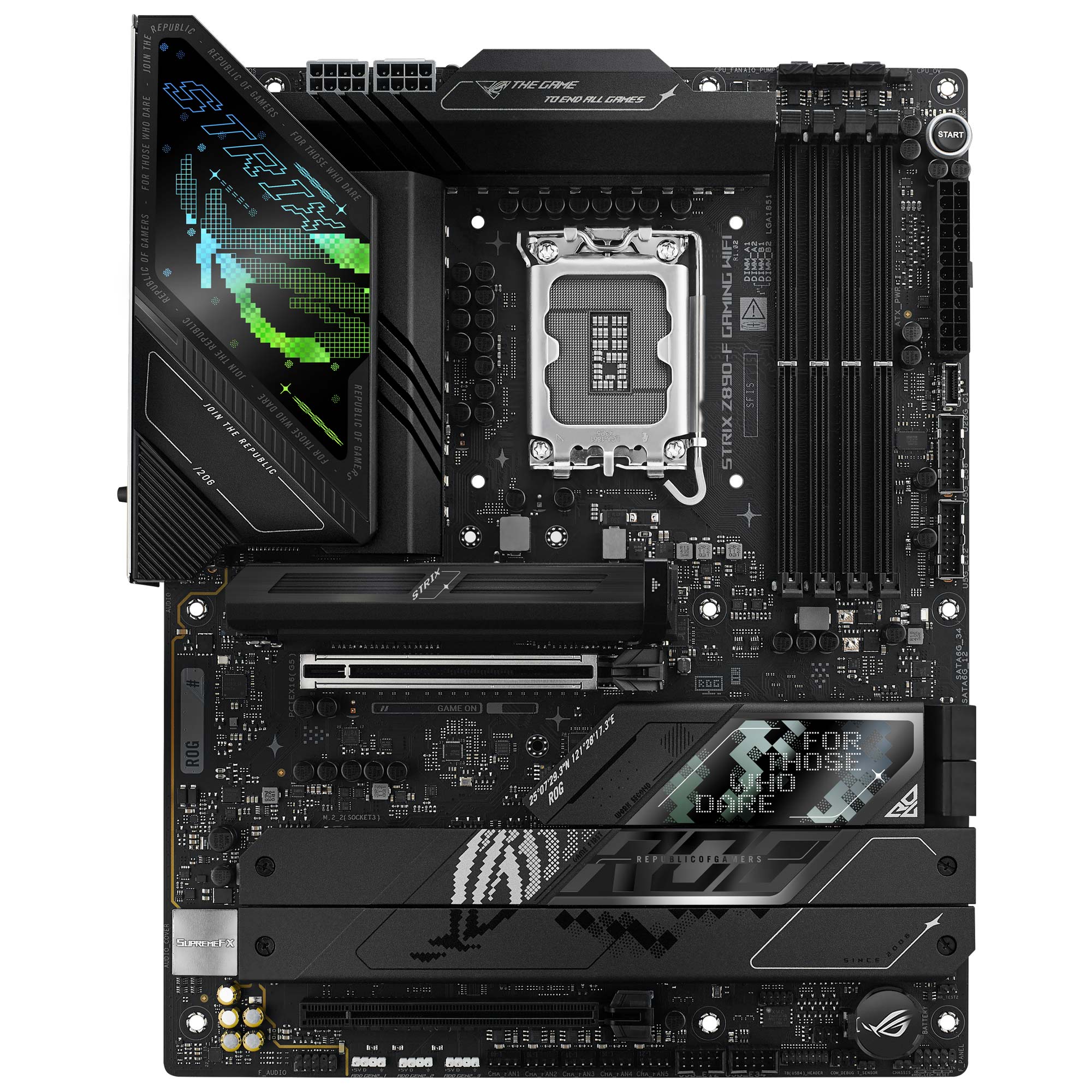 Asus ROG Strix Z890-F Gaming WiFi, Intel Z890 Motherboard, DDR5 - Socket 1851 - immagine 2