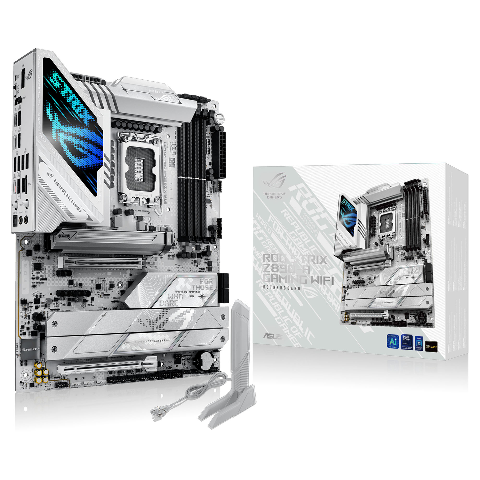 Asus ROG Strix Z890-A Gaming WiFi, Intel Z890 Motherboard, DDR5 - Socket 1851