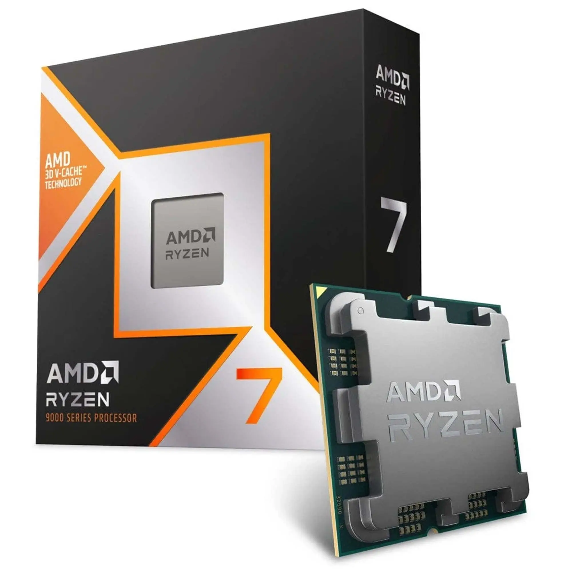 AMD Ryzen 7 9850X3D CPU, 5.6 GHz, AM5 (Granite Ridge) - Boxato, senza Cooler
