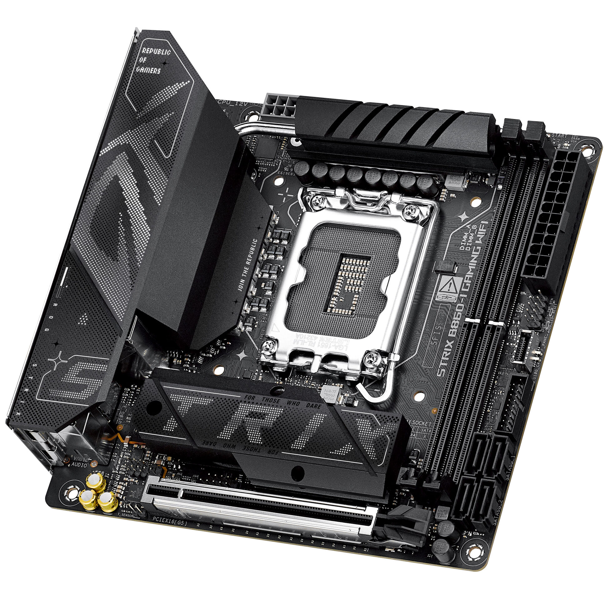 Asus ROG Strix B860-I Gaming WiFi, Intel B860 Motherboard, DDR5 - Socket 1851 - immagine 2
