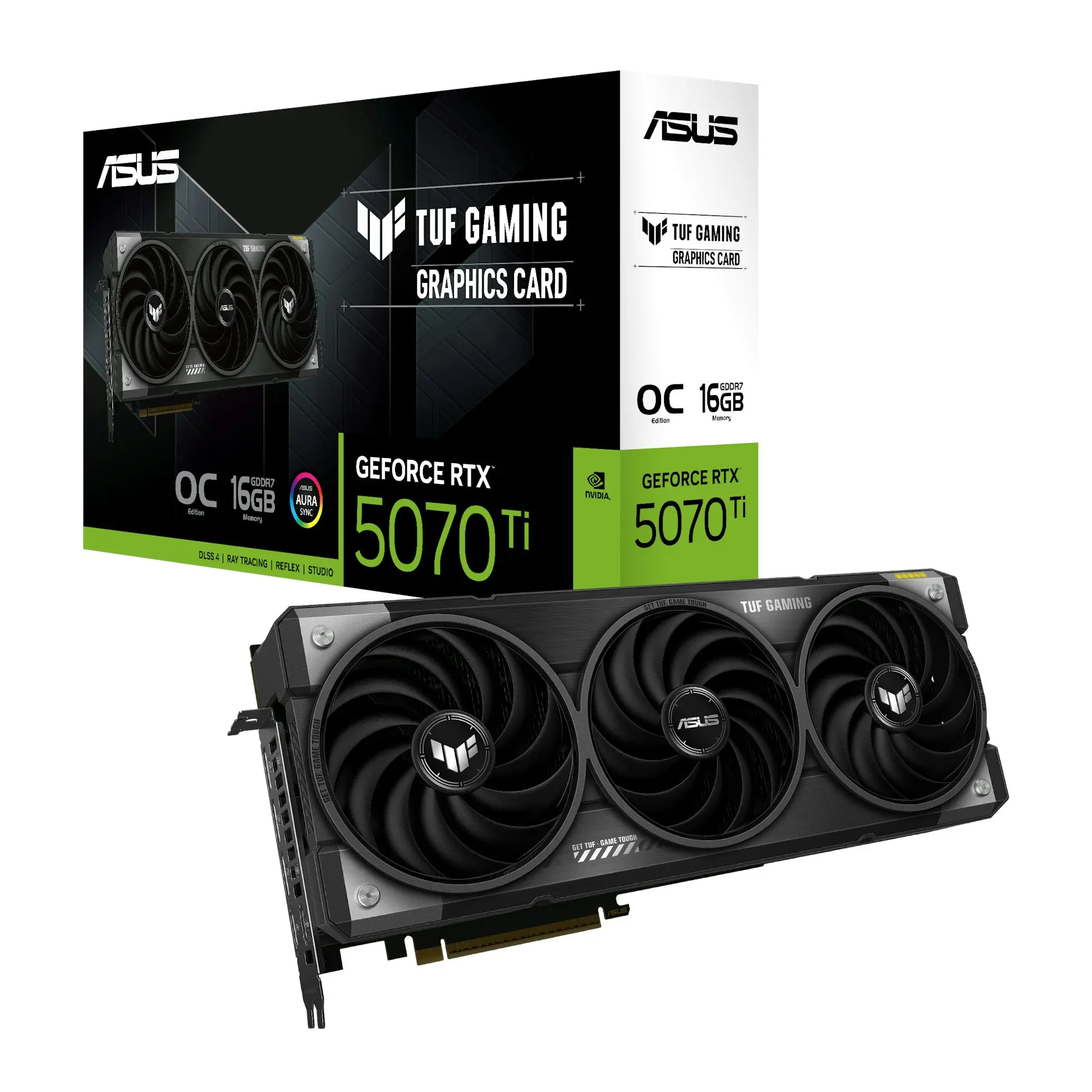 Asus TUF Gaming GeForce RTX 5070 Ti 16GB OC Edition, 16384 MB GDDR7, DLSS 4