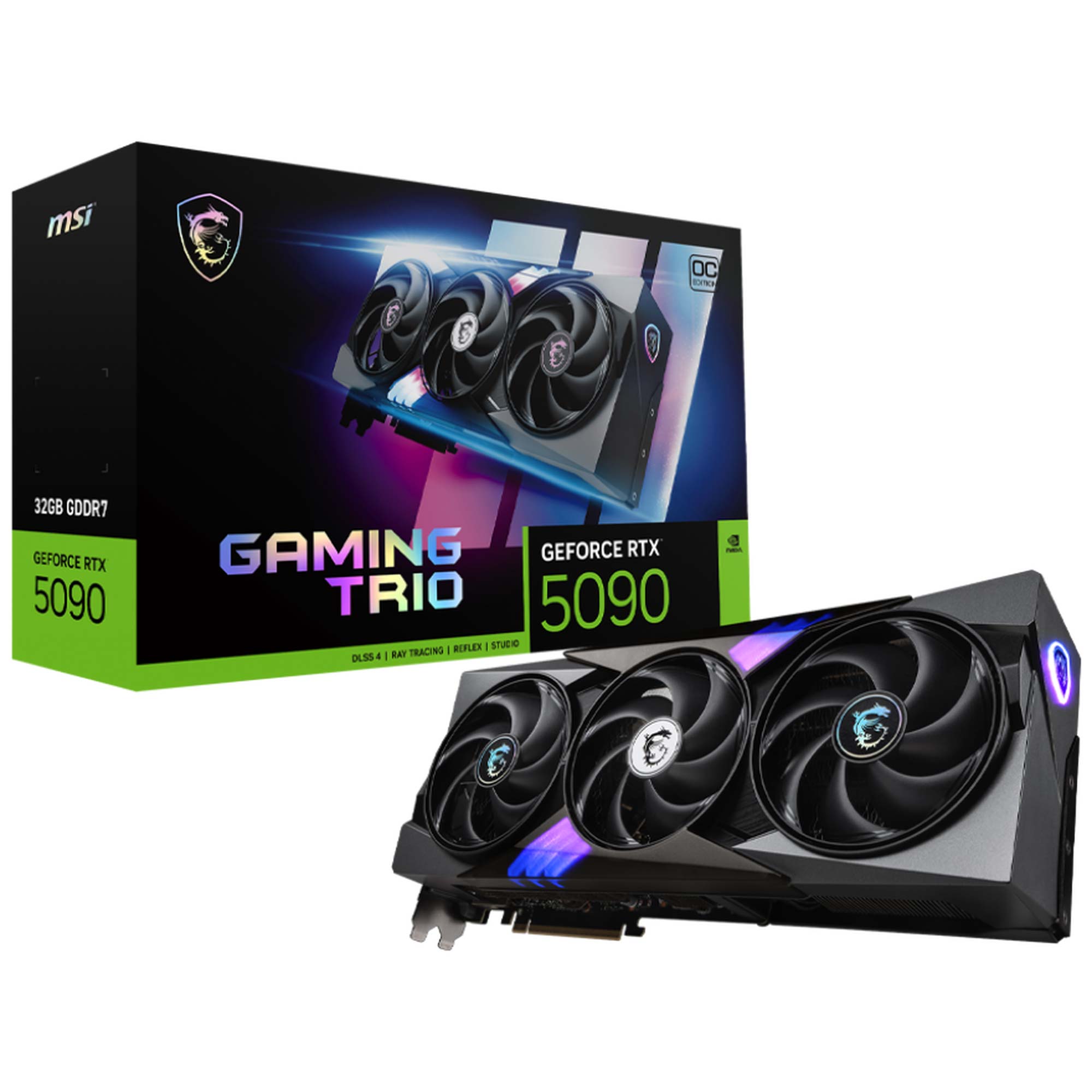 MSI GeForce RTX 5090 32G Gaming Trio OC, 32768 MB GDDR7, DLSS 4