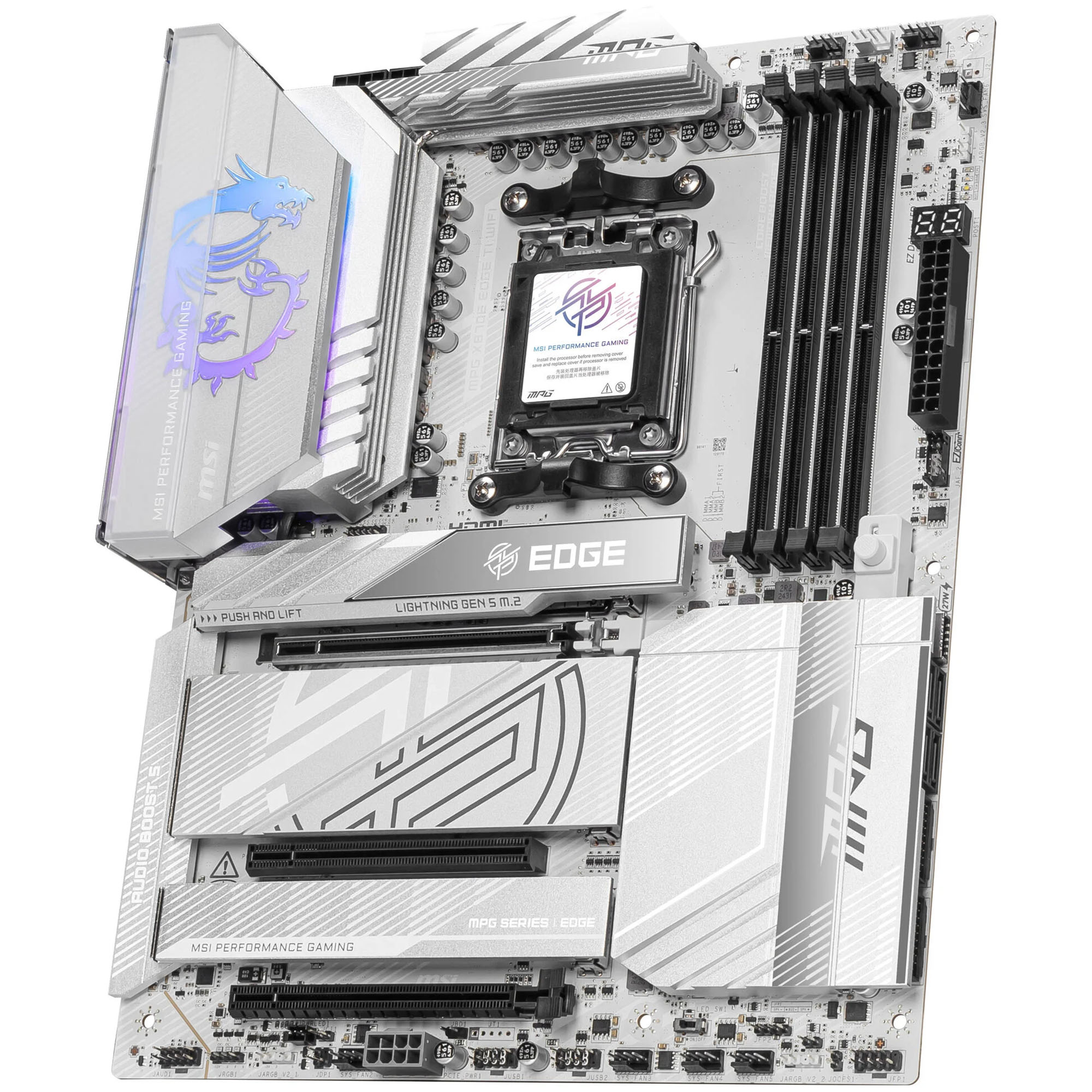 MSI MPG X870E EDGE TI Wi-Fi, AMD X870 Motherboard, DDR5 - Socket AM5 - immagine 6
