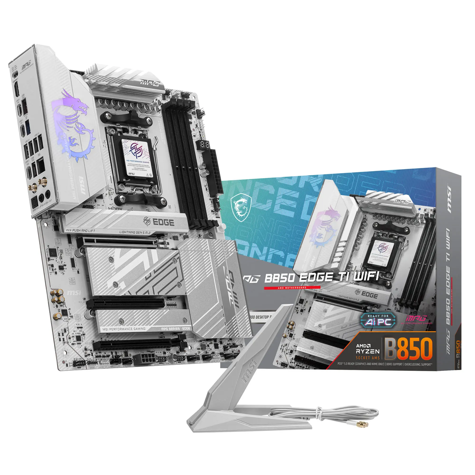 MSI MPG B850 EDGE TI WiFi - Socket AM5, DDR5