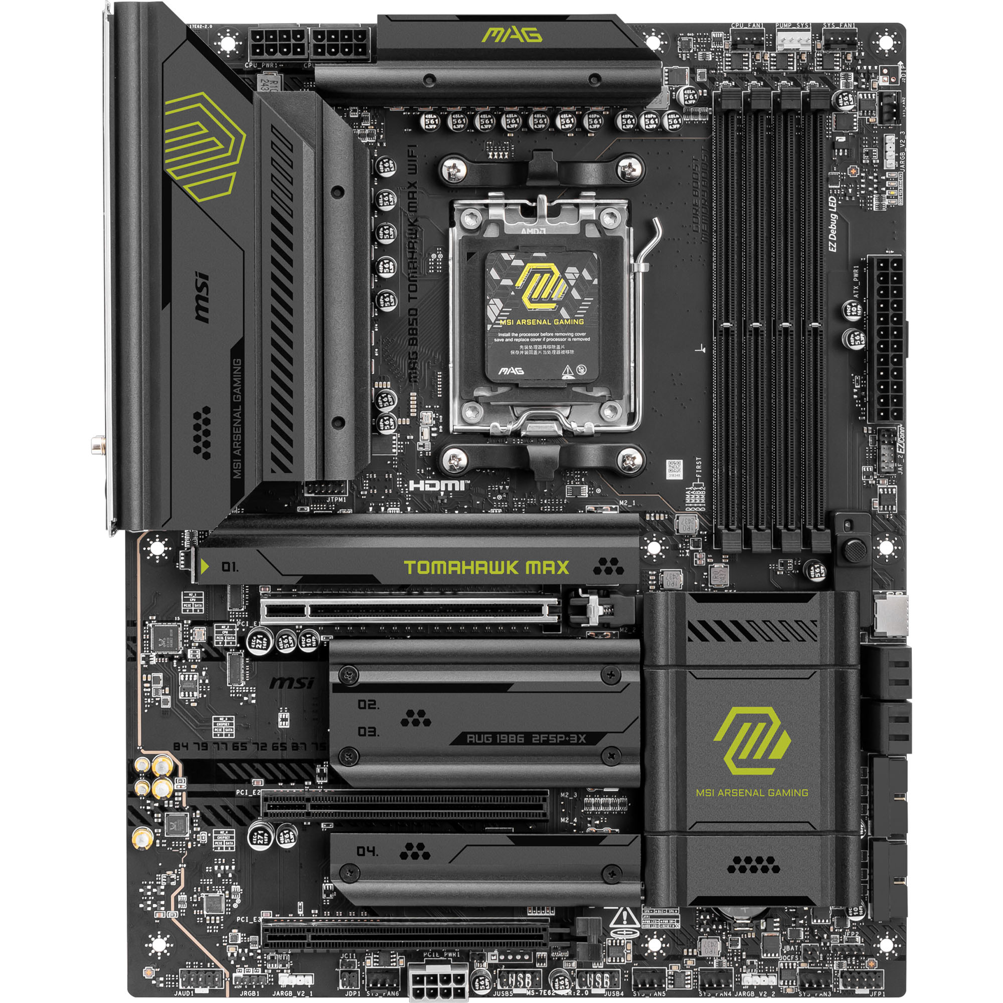 MSI MAG B850 TOMAHAWK MAX WiFi - Socket AM5, DDR5 - immagine 2