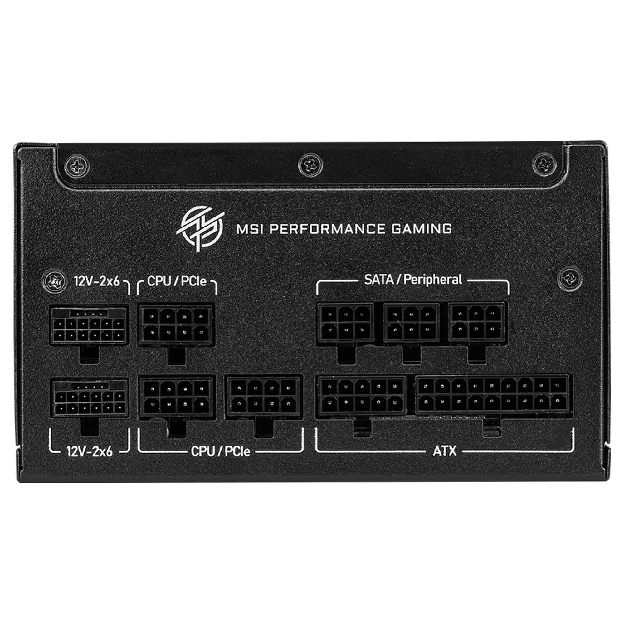 MSI MPG A1000GS, PCIe 5.0, 80 Plus Gold, Completamente Modulare - 1000W - immagine 3