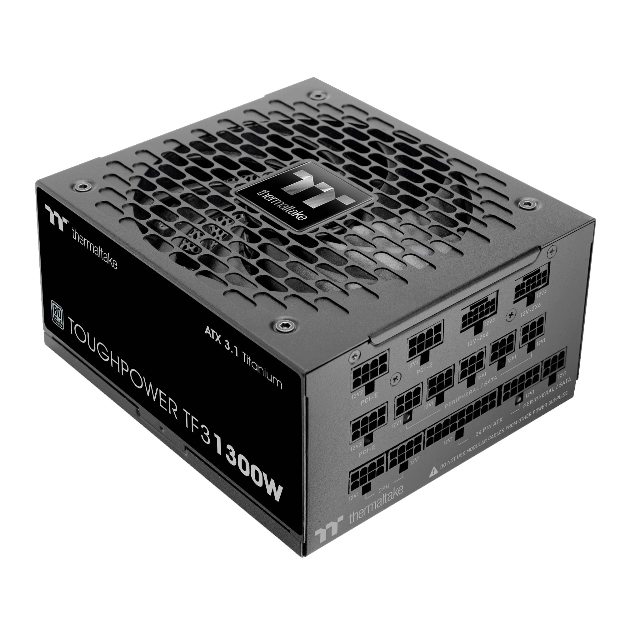 Thermaltake Toughpower TF3 80 Plus Titanium PSU, Modulare - 1.300 Watt