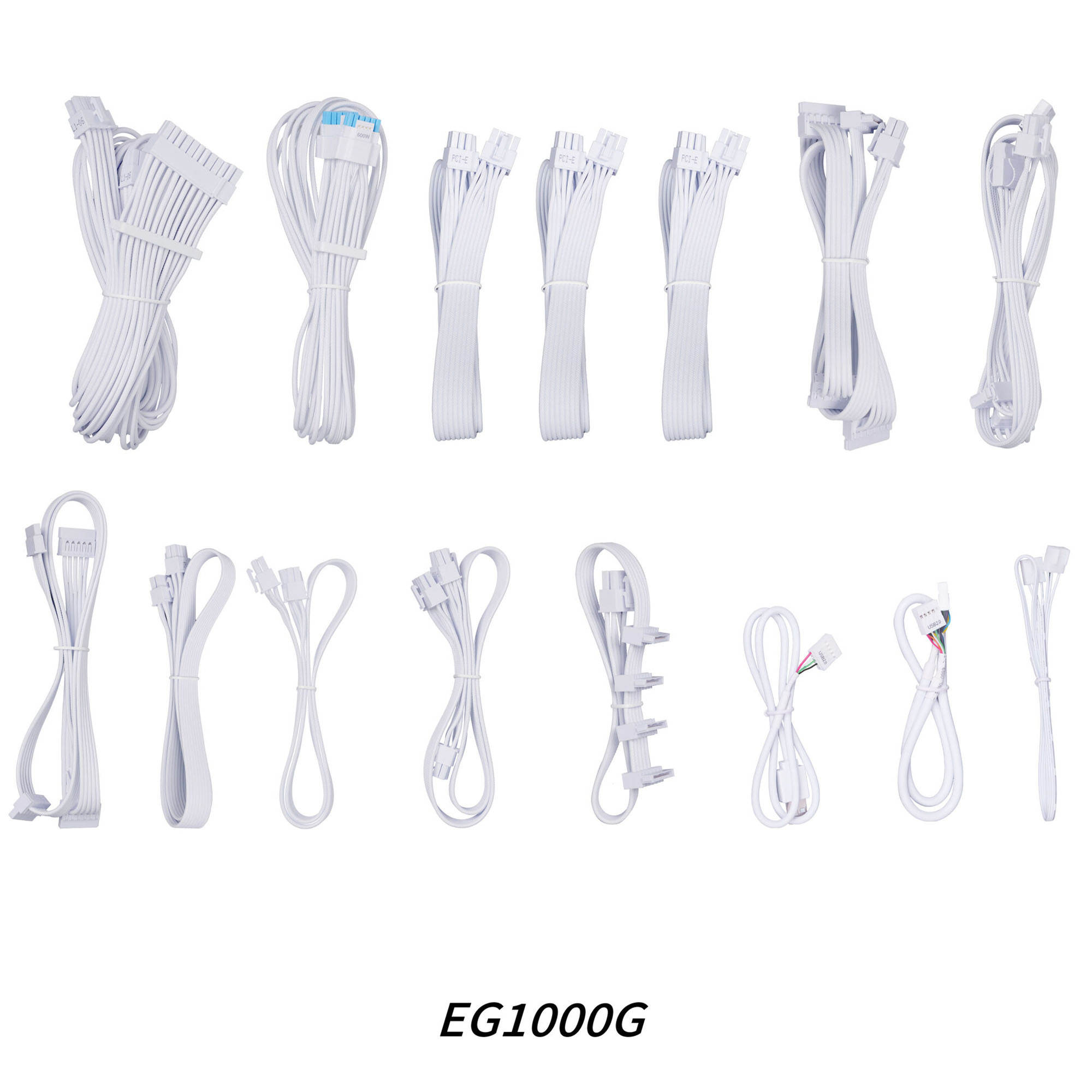 Lian Li EDGE GOLD 1000 80 PLUS Gold - PCIe 5.1, ATX 3.1 - 1000 Watt, Bianco - immagine 6