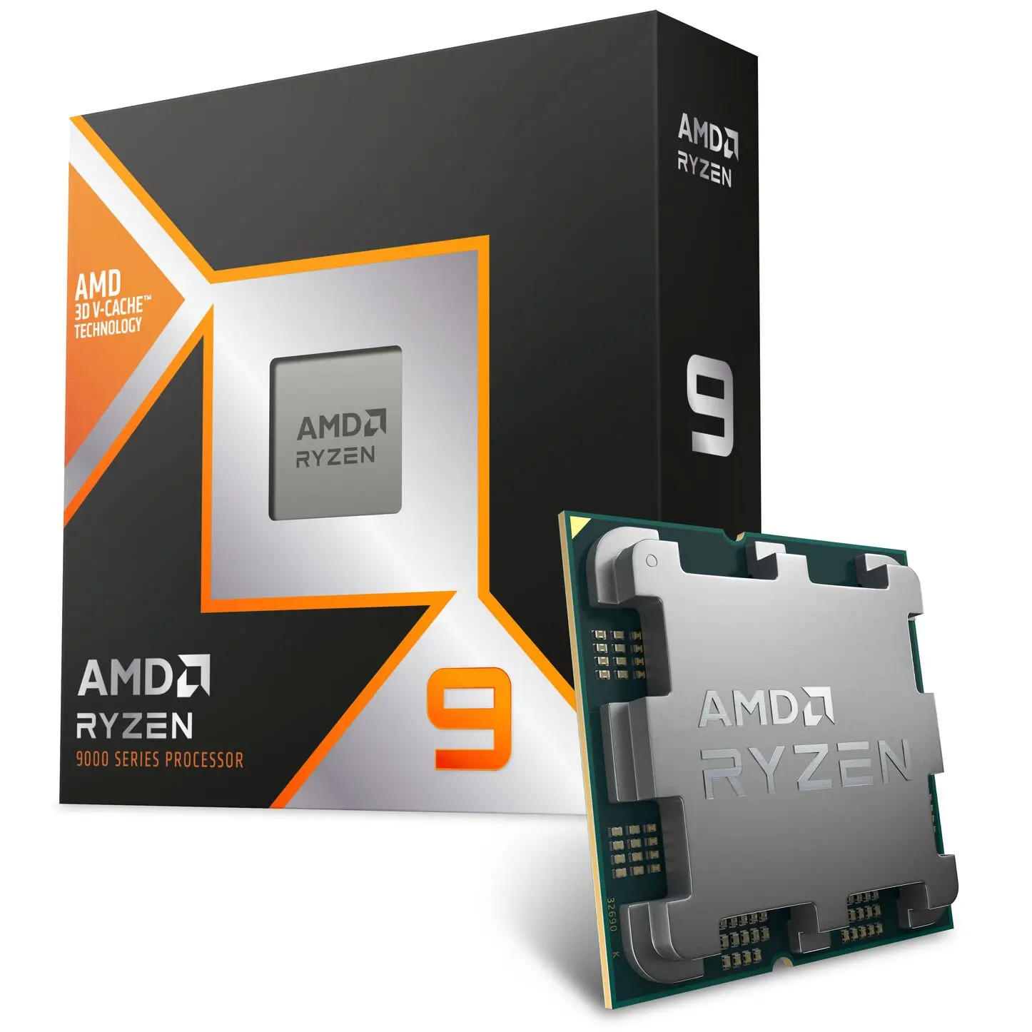 AMD Ryzen 9 9950X3D CPU, 5.7 GHz, AM5 (Zen 5) - Boxato, senza Cooler