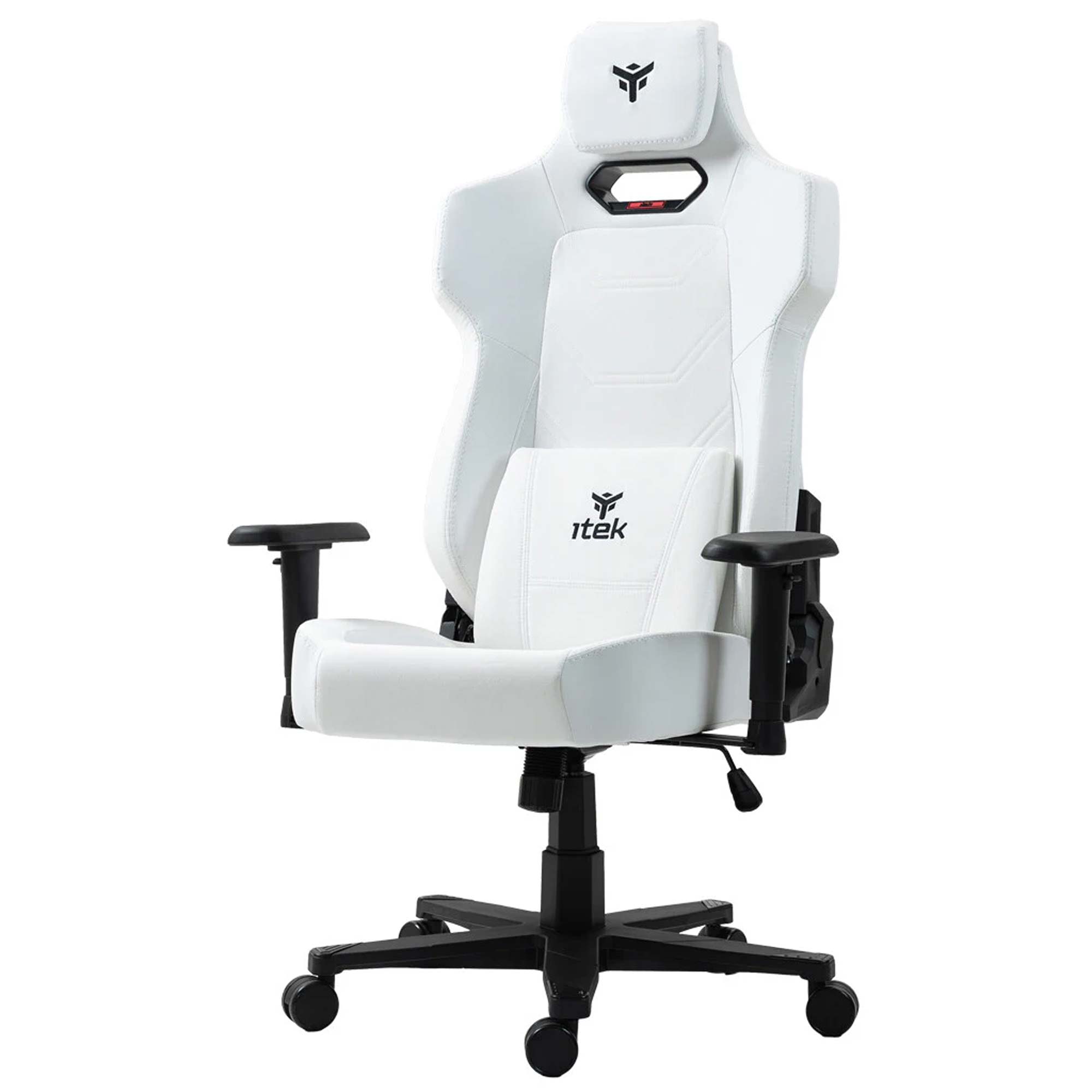 Itek Gaming Chair SHUTTLE PM66 - PVC e Tessuto - Nero/Bianco