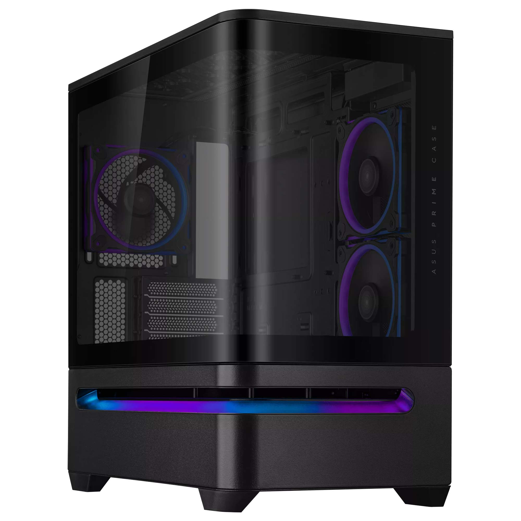 Asus Prime AP202 TG ARGB, Vetro Temperato - Nero