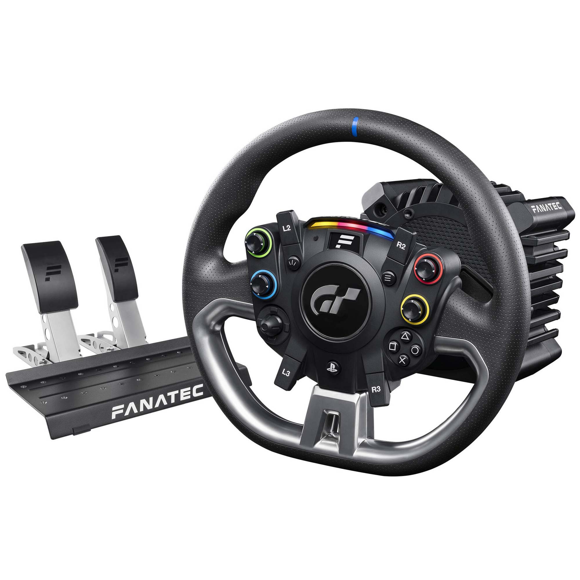 Fanatec Gran Turismo DD Pro Set, Volante + Motore + Pedaliera - (5Nm)