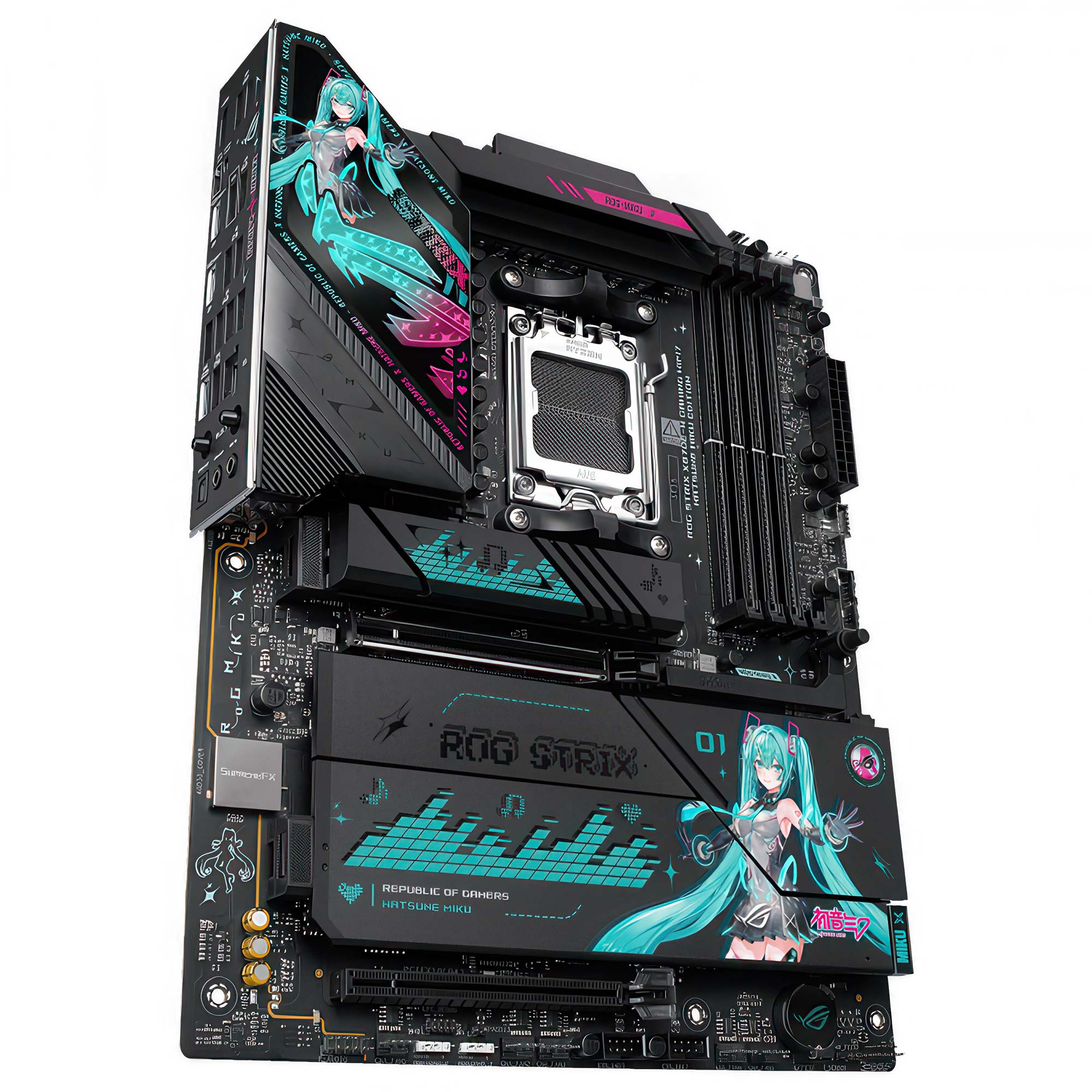 Asus ROG STRIX X870E-H Gaming Wifi 7 Hatsune Miku Edition - Socket AM5, DDR5