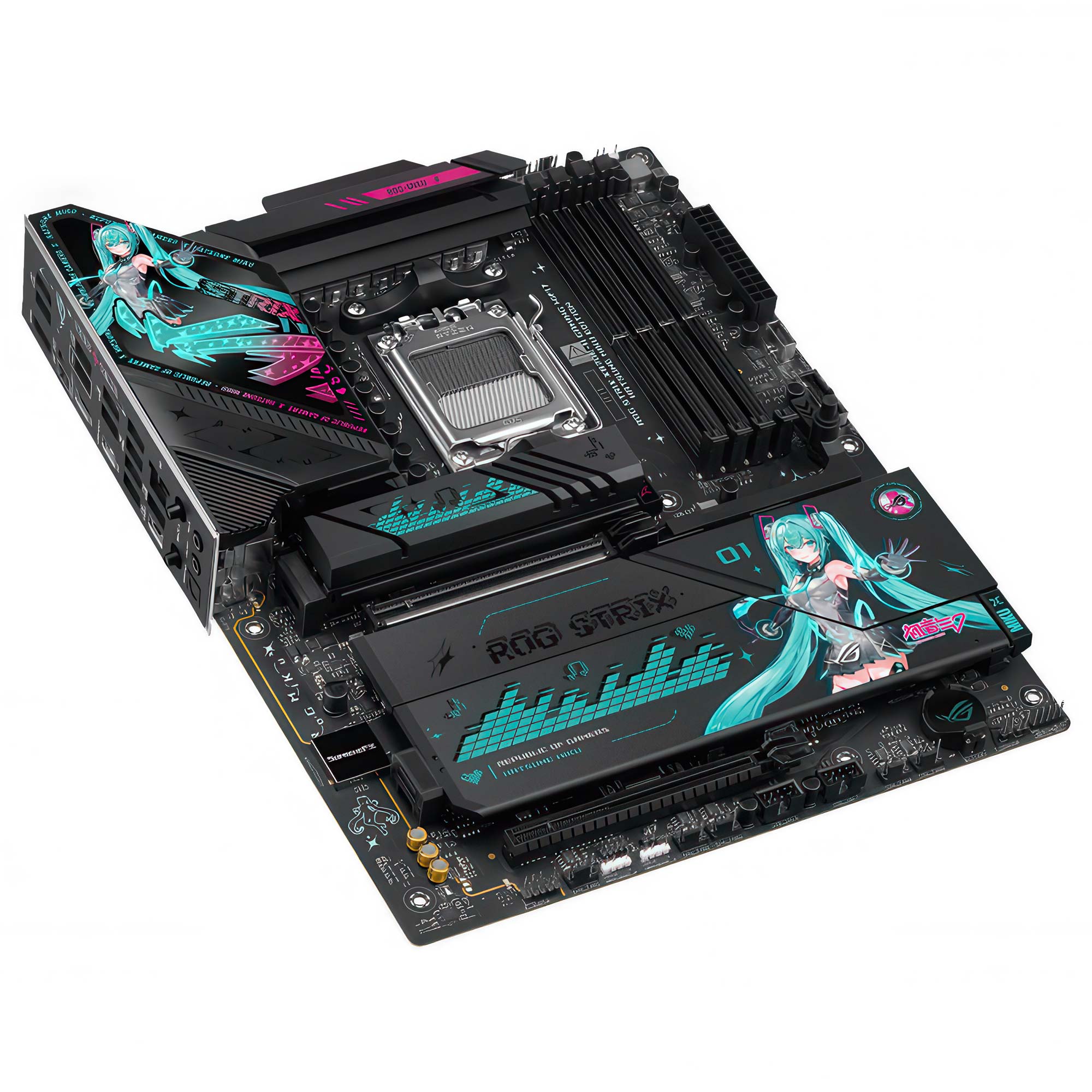 Asus ROG STRIX X870E-H Gaming Wifi 7 Hatsune Miku Edition - Socket AM5, DDR5 - immagine 3